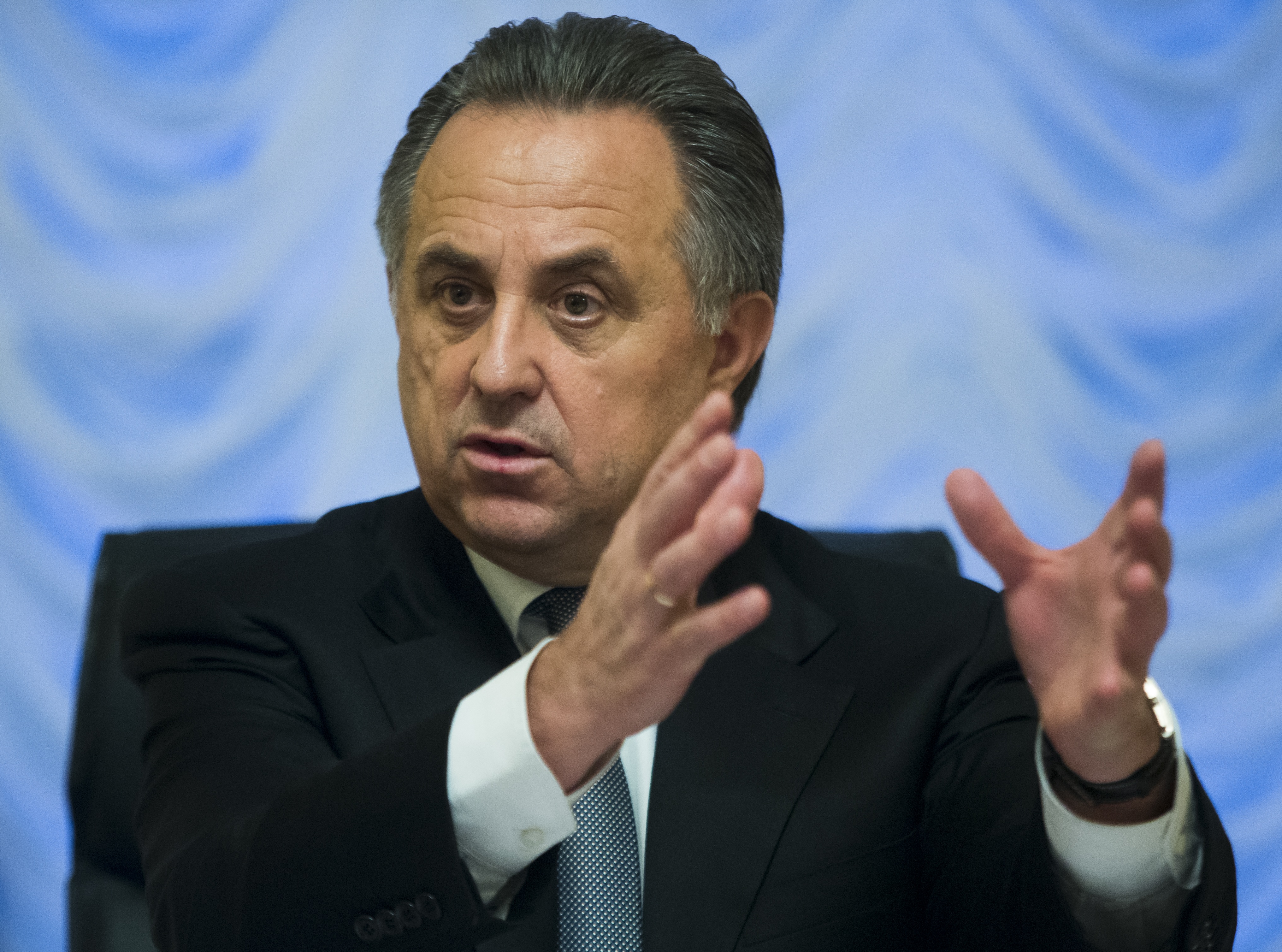 Hours before an IAAF meeting, Russian sports minister Vitaly Mutko says it is willing to start a new anti-doping agency. Photo: AP 