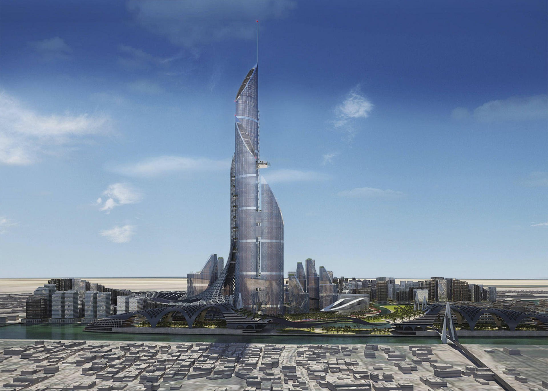 Architects have proposed a 1,152-metre-tall building, which would be taller than Jeddah's Kingdom Tower and Dubai's Burj Khalifa.