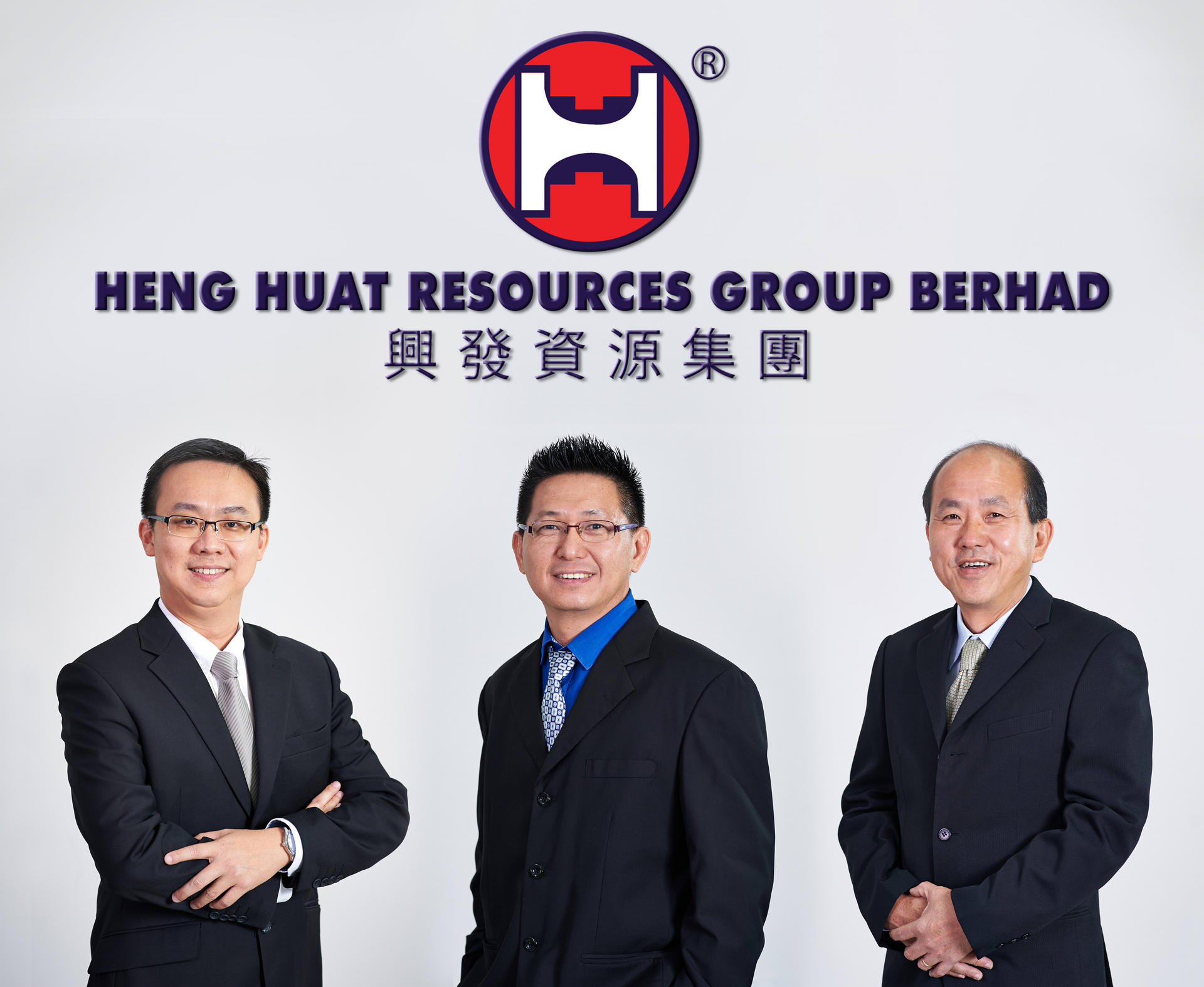 (From left): Lim Ghim Chai, executive director; H'ng Choon Seng, managing director; andKee Swee Lai, deputy managing director