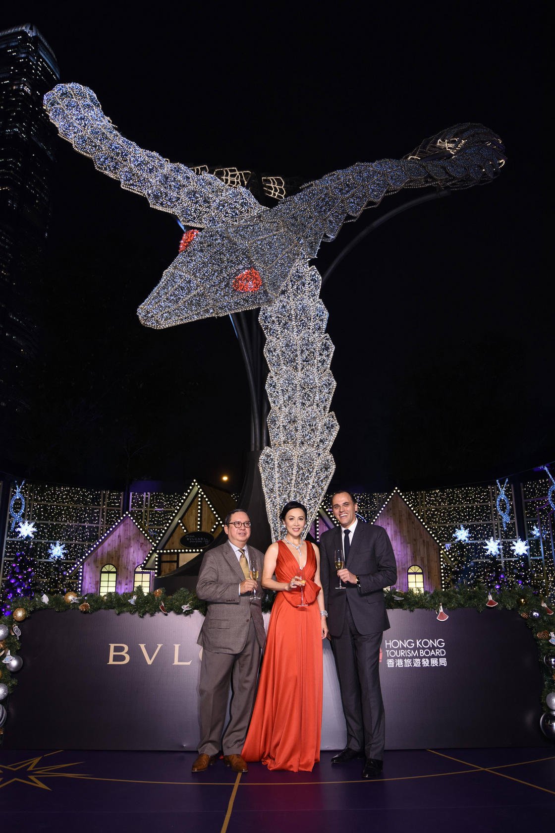 Peter Lam, Carina Lau and Antoine Pin host the lighting ceremony #stylescmp