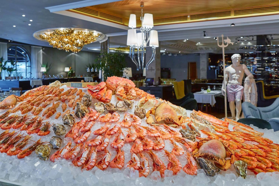 Moscow's Erwin restaurant is known for its seafood.