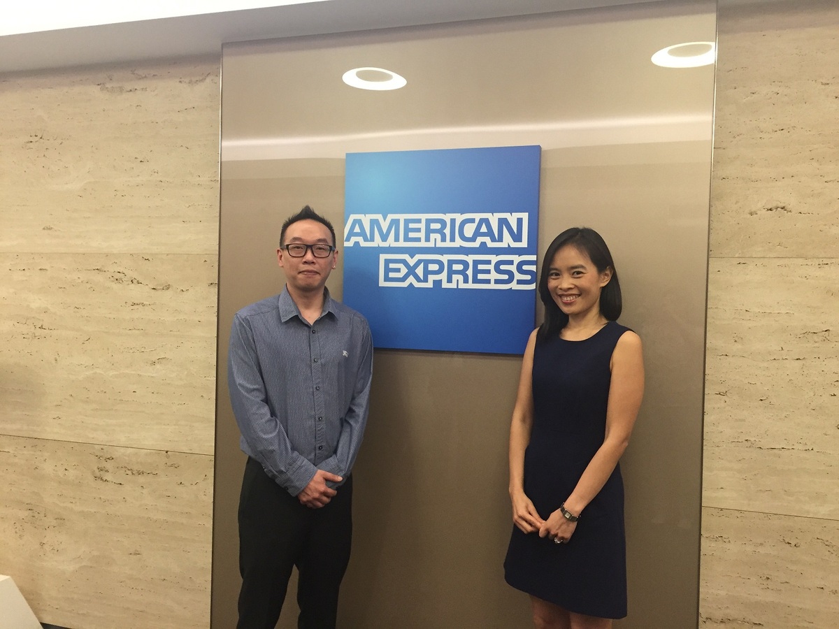 American Expresss’ comprehensive employee development programmes help Trevor Chung (left) and Grace Chan (right) to advance their careers.