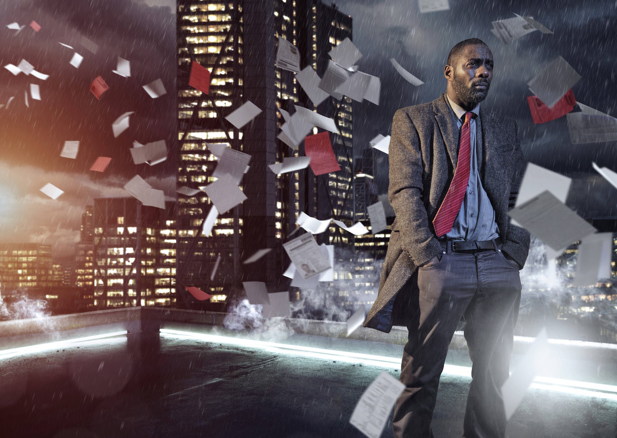 Idris Elba plays a detective chief inspector in the TV drama Luther. It won him a Golden Globe for Best Performance.