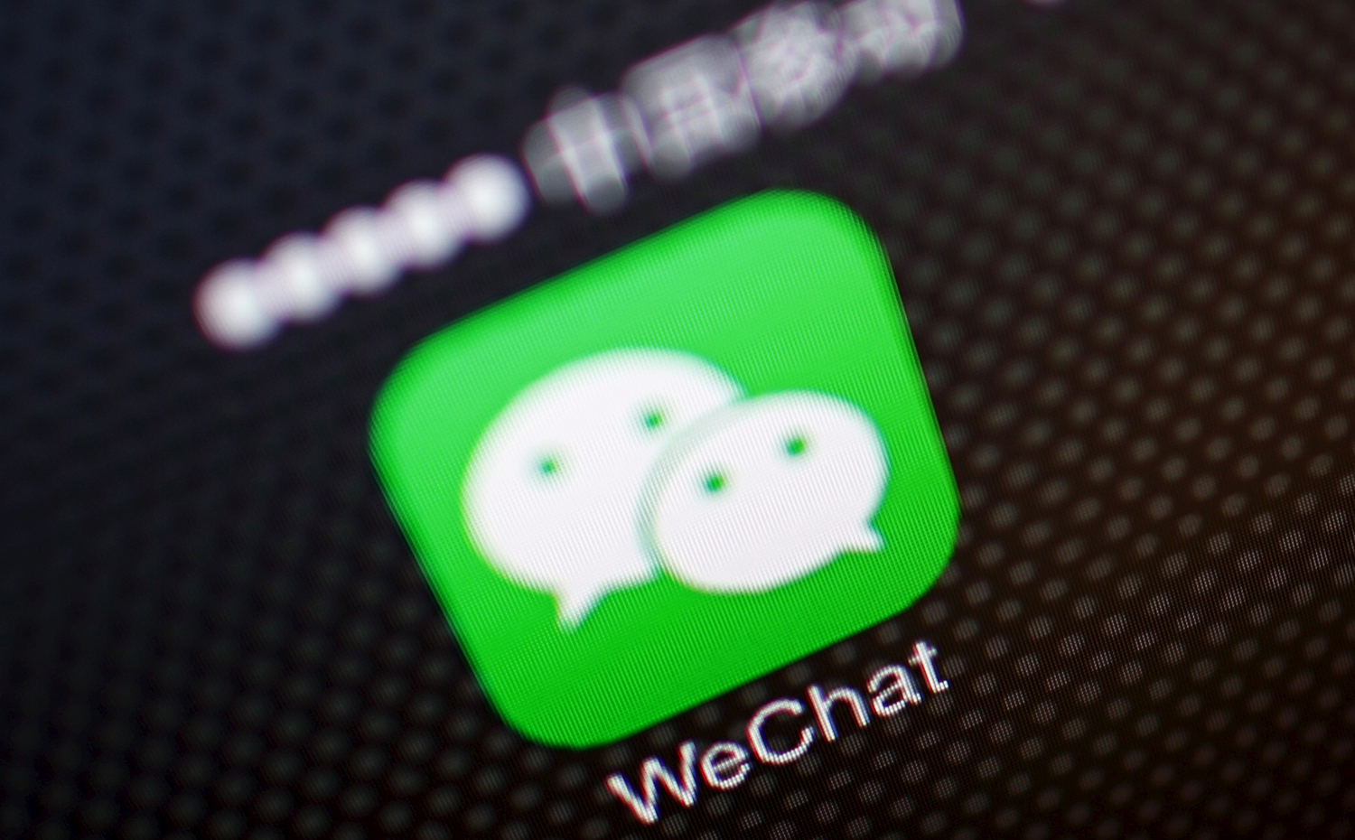 A picture illustration shows a WeChat app icon in Beijing, in this December 5, 2013 file picture. To match CHINA-SOCIALMEDIA/ REUTERS/Petar Kujundzic/Files