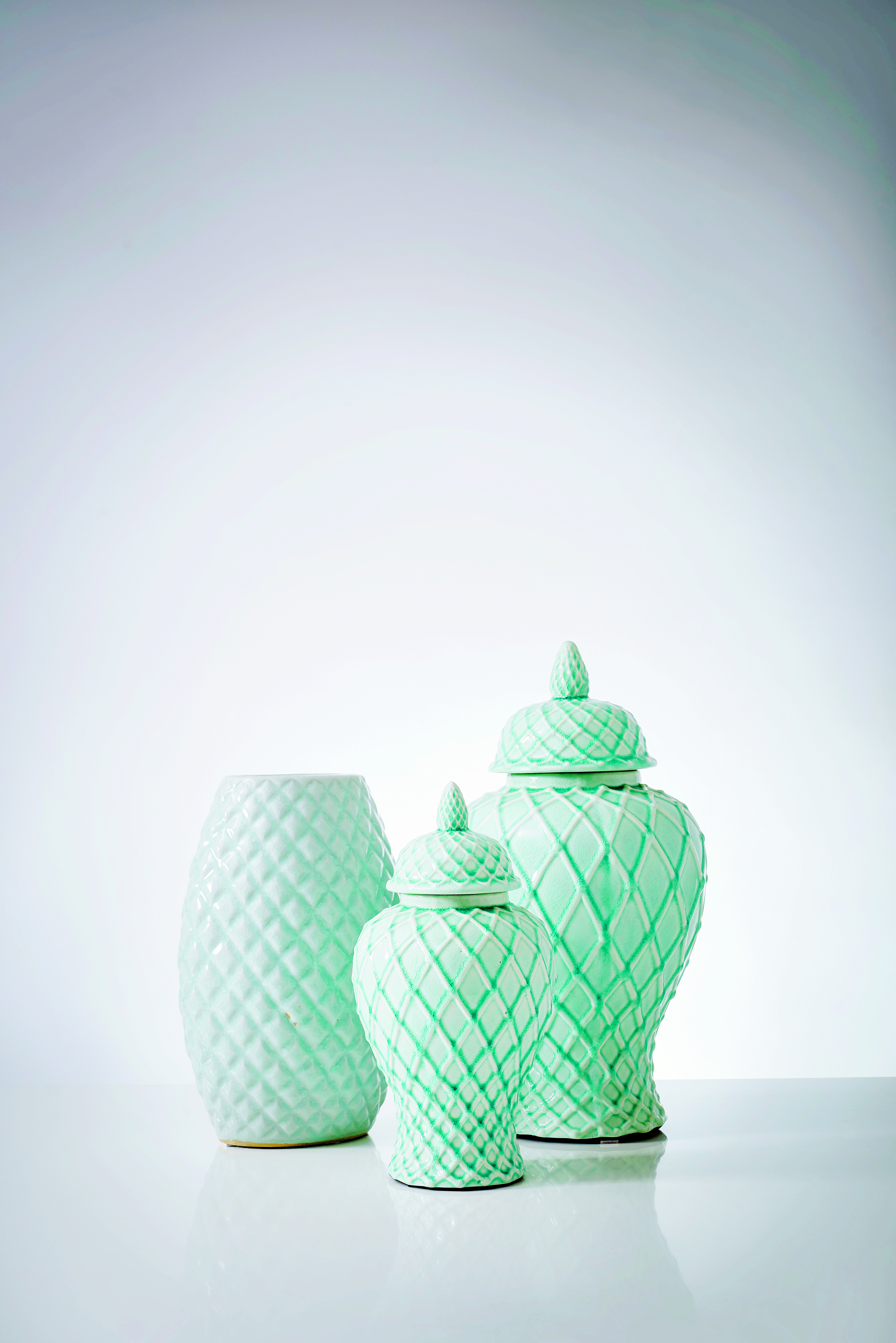 Ginger Jars and Vase, for Charmaine and Abode Mode 5th February 2016