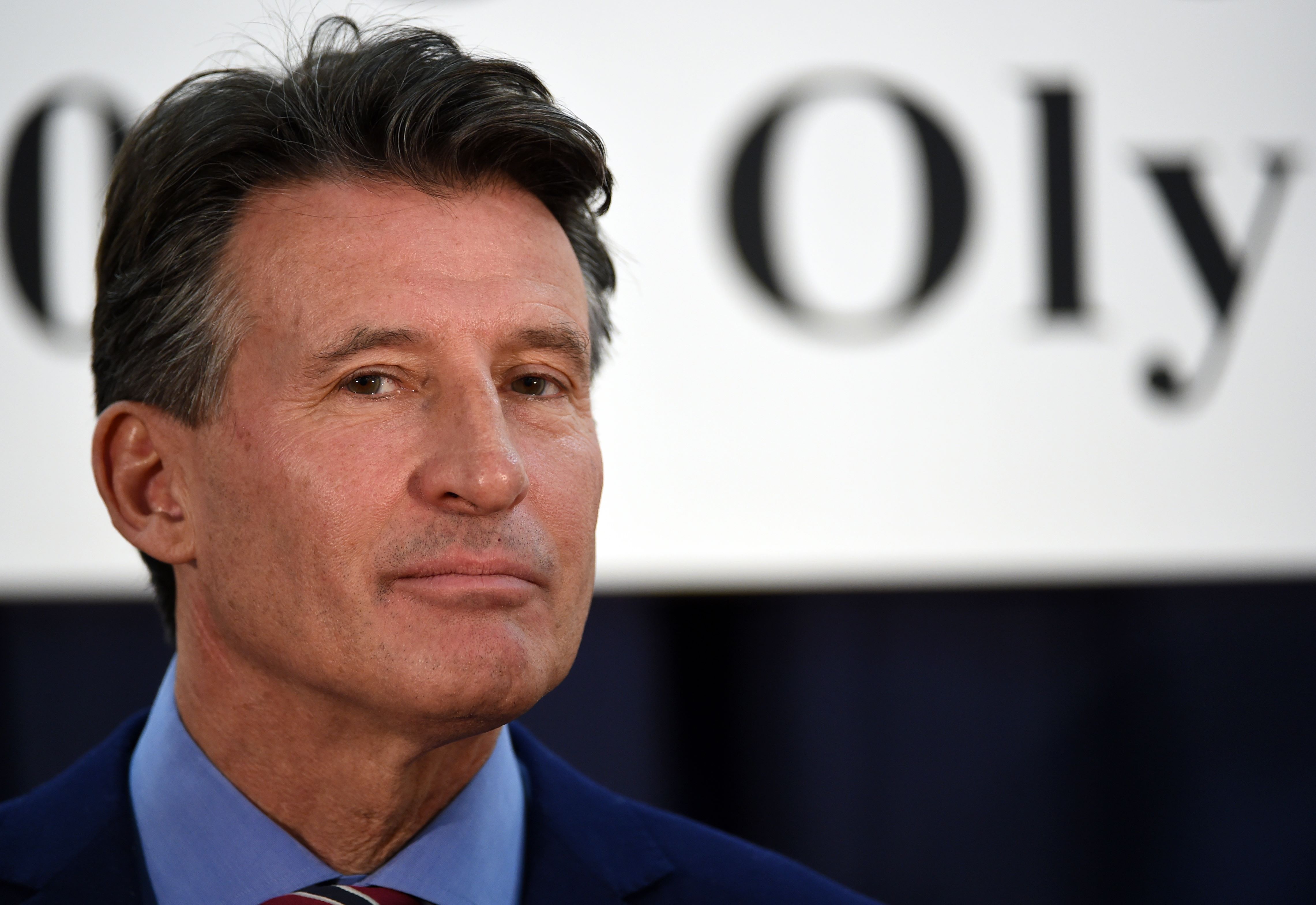 British Olympic Association chairman Sebastian Coe poses at a photo session after a signing ceremony for the British team's Tokyo 2020 Olympic games preparation camp in Tokyo on February 8, 2016. Beleaguered world athletics boss Coe admitted on February 8 there would be no quick fix as he battles to restore public trust in the crisis-hit sport. AFP PHOTO / TOSHIFUMI KITAMURA