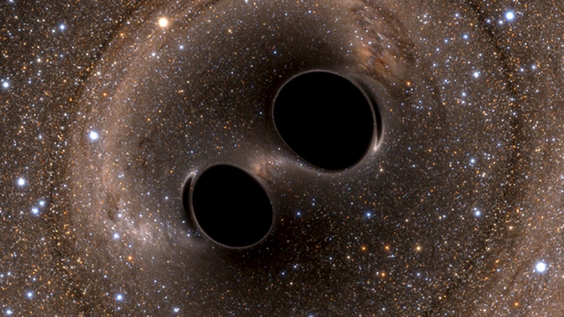 The collision of two black holes, a powerful event detected for the first time, is seen in this still image from a computer simulation. Our school curriculum needs to go beyond the mechanics of science to explaining the philosophy behind it. Photo: Reuters