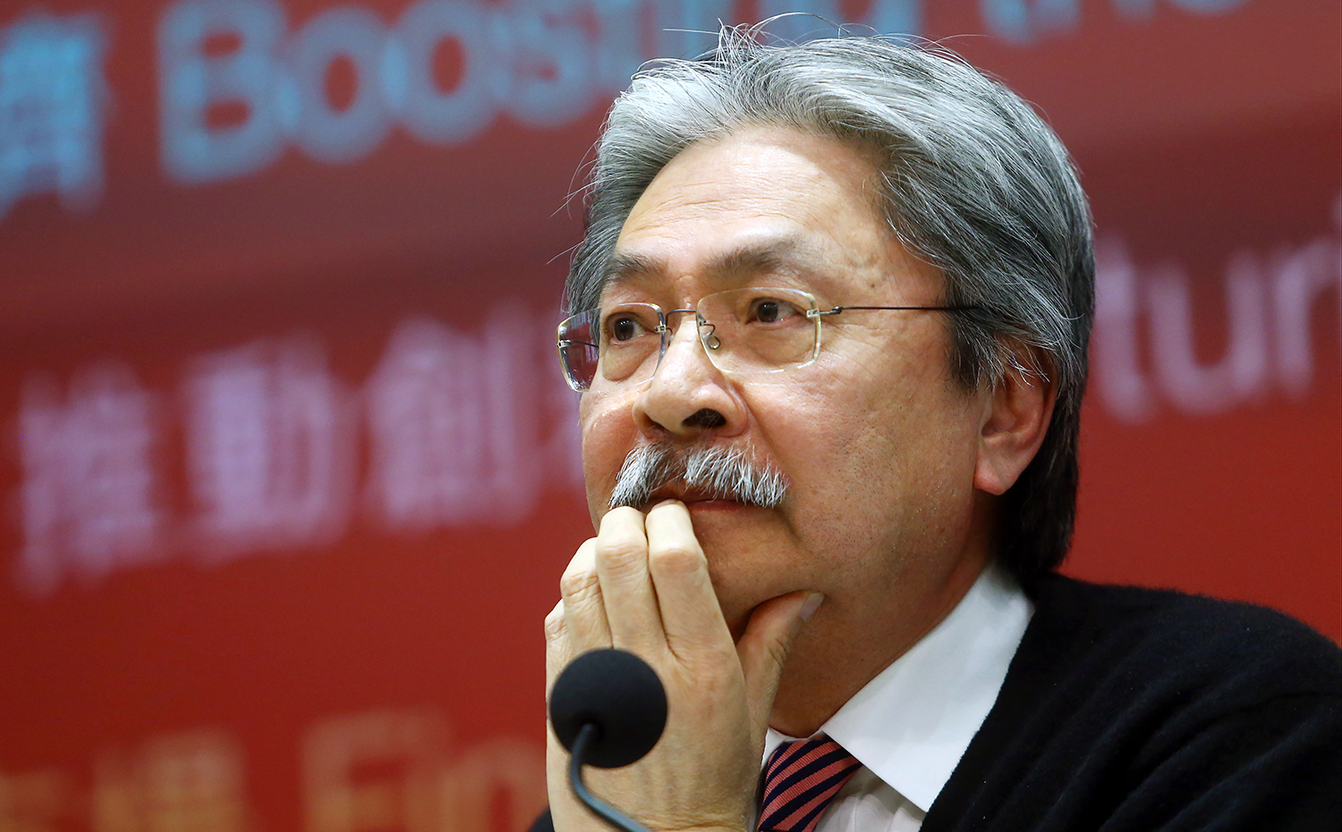 Finance chief John Tsang revealed in his budget speech on Wednesday that he had been using social media to gauge public sentiment. Photo: Sam Tsang