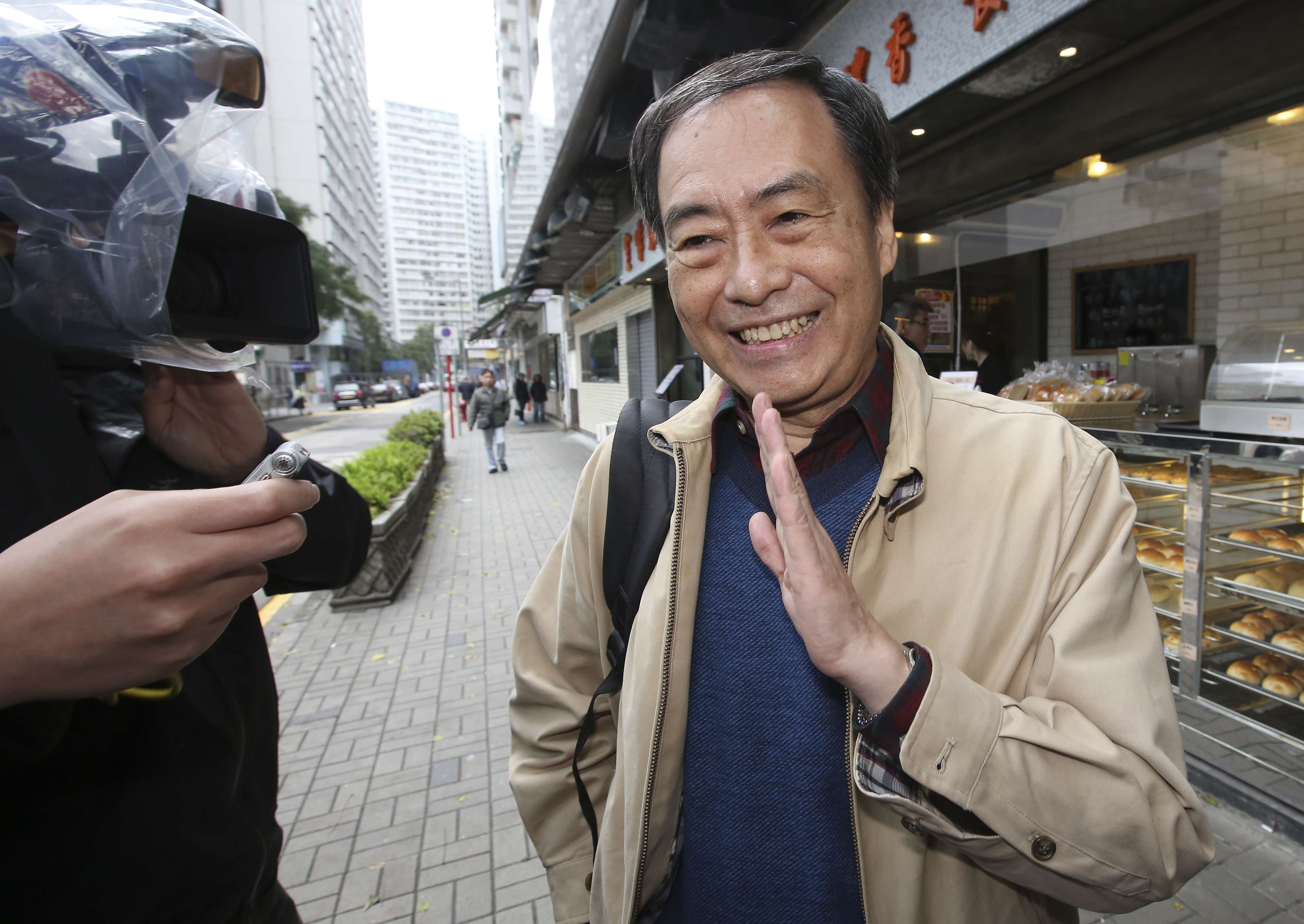 Bookshop owner Lee Po in North Point after his return to Hong Kong. Photo: Edward Wong