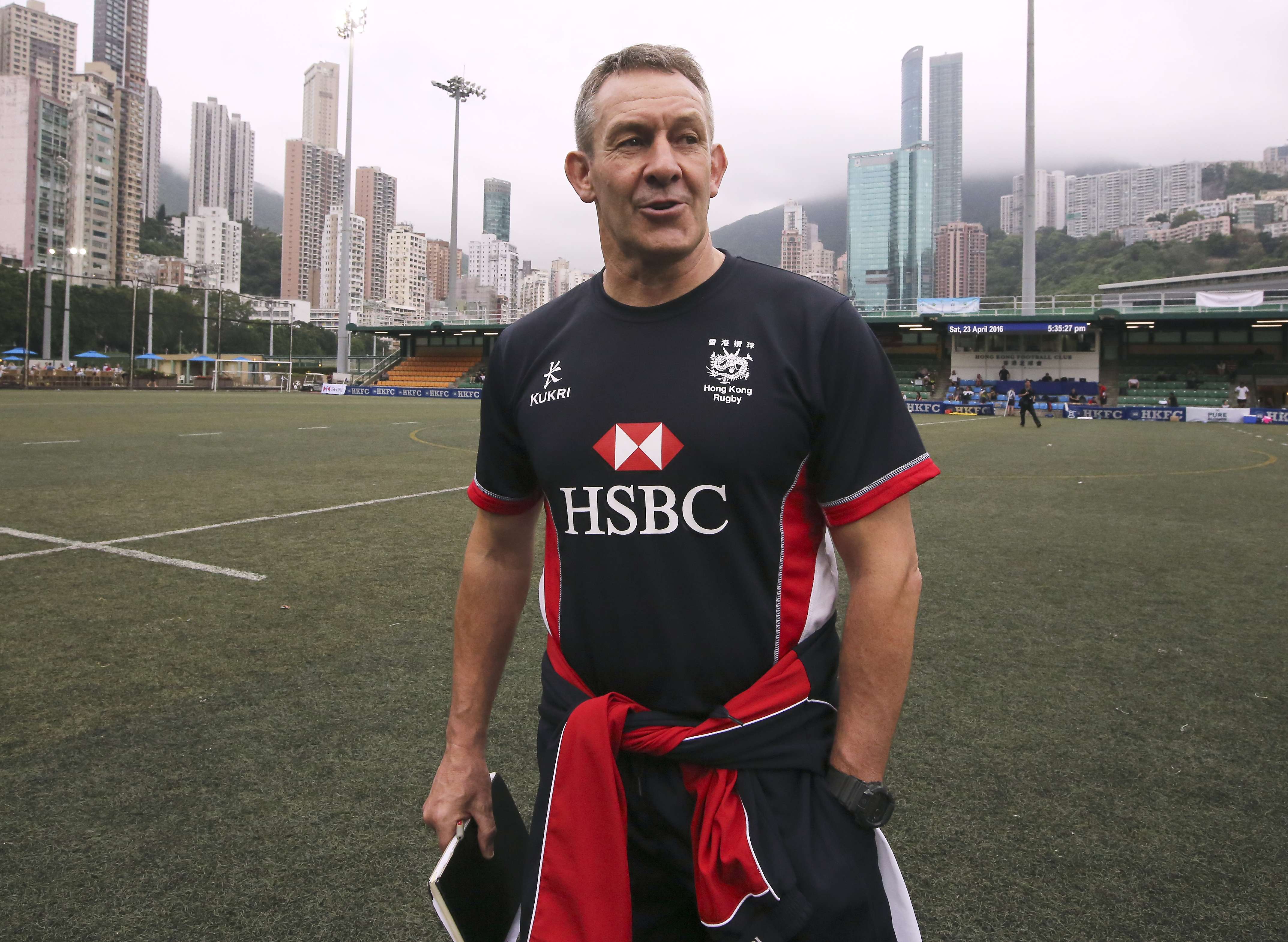 Hong Kong coach Leigh Jones has a tough assignment in taking on Japan’s Brave Blossoms in an Asia Rugby Championship test match at HKFC on Saturday. Photo: Edward Wong/SCMP