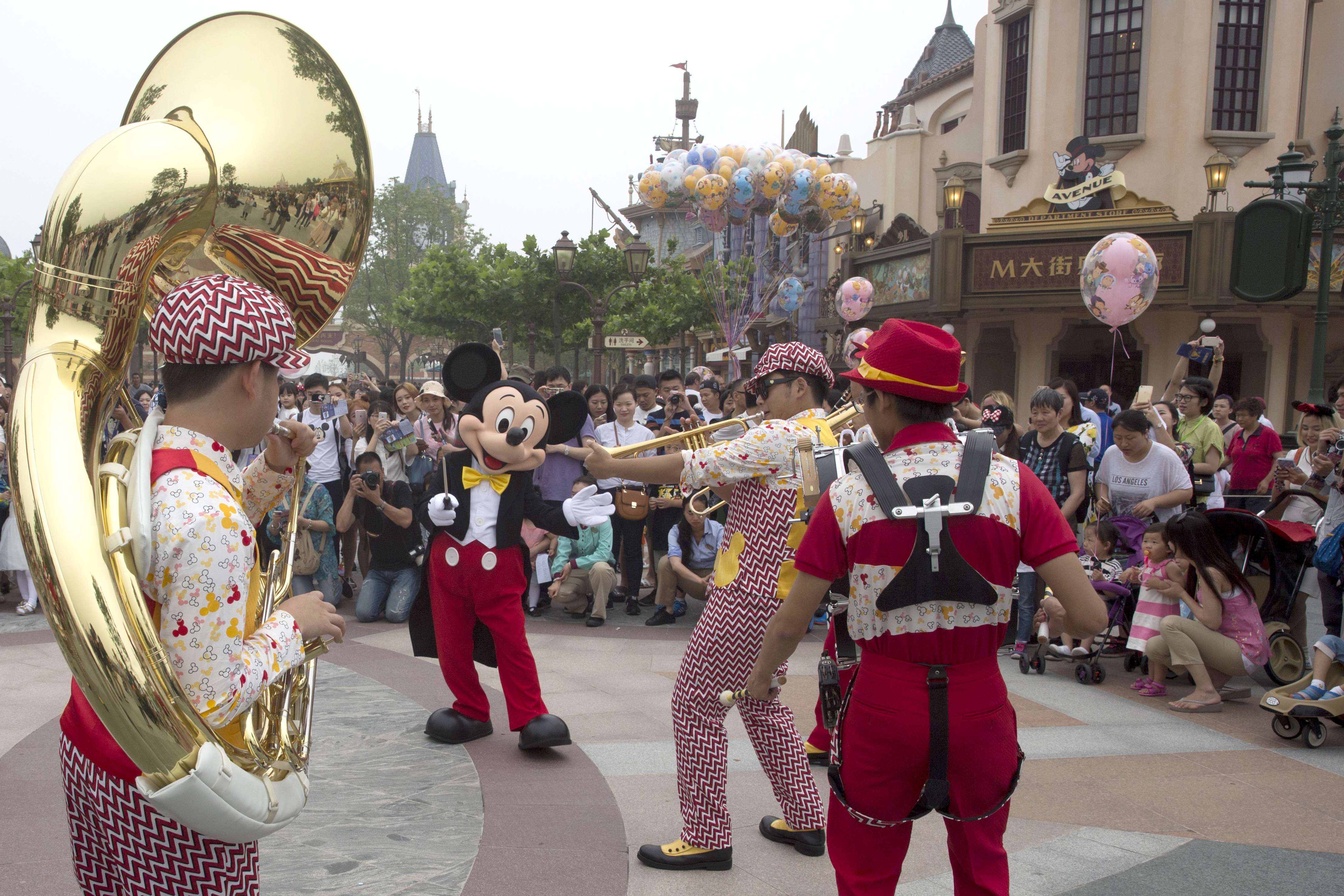 Disney has demonstrated in China the importance of extending out from one category to another. Photo: AP
