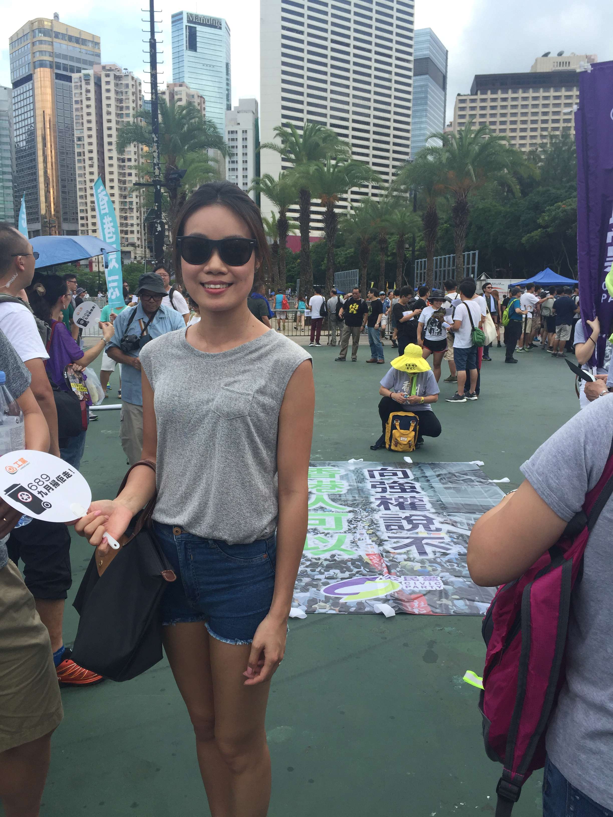Carman Lai, like many, said anger had prompted her to march. Photo: SCMP Pictures