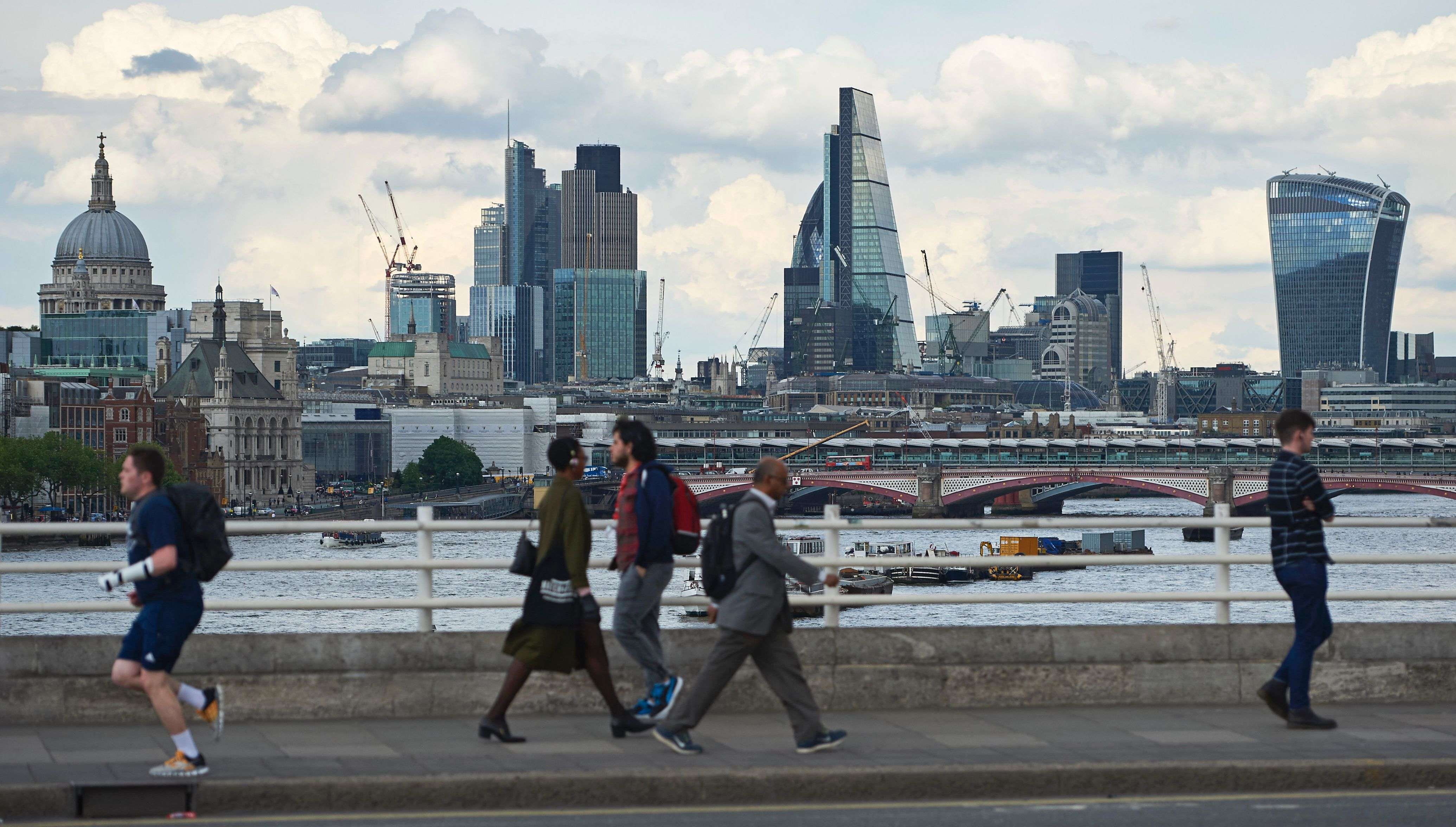 The London skyline from Waterloo Bridge. The recent Brexit vote has left potential Chinese buyers of British property sitting on the fence, say agents. With many looking to Canada, Australia and the US as safer alternatives. Photo: Niklas Halle’n, AFP.