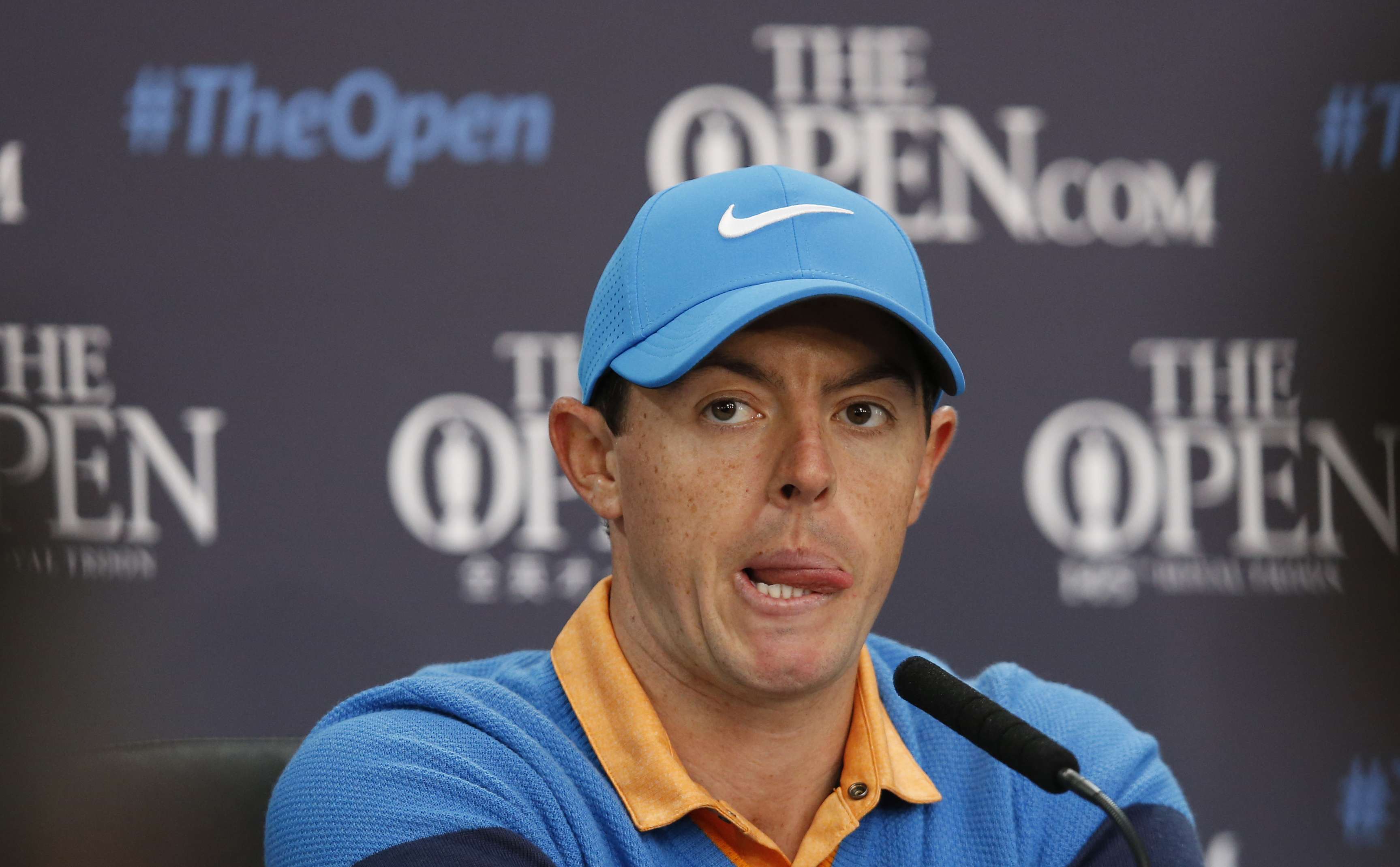 Rory McIlroy explains his reasons for opting out of the Olympics. Photo: AP