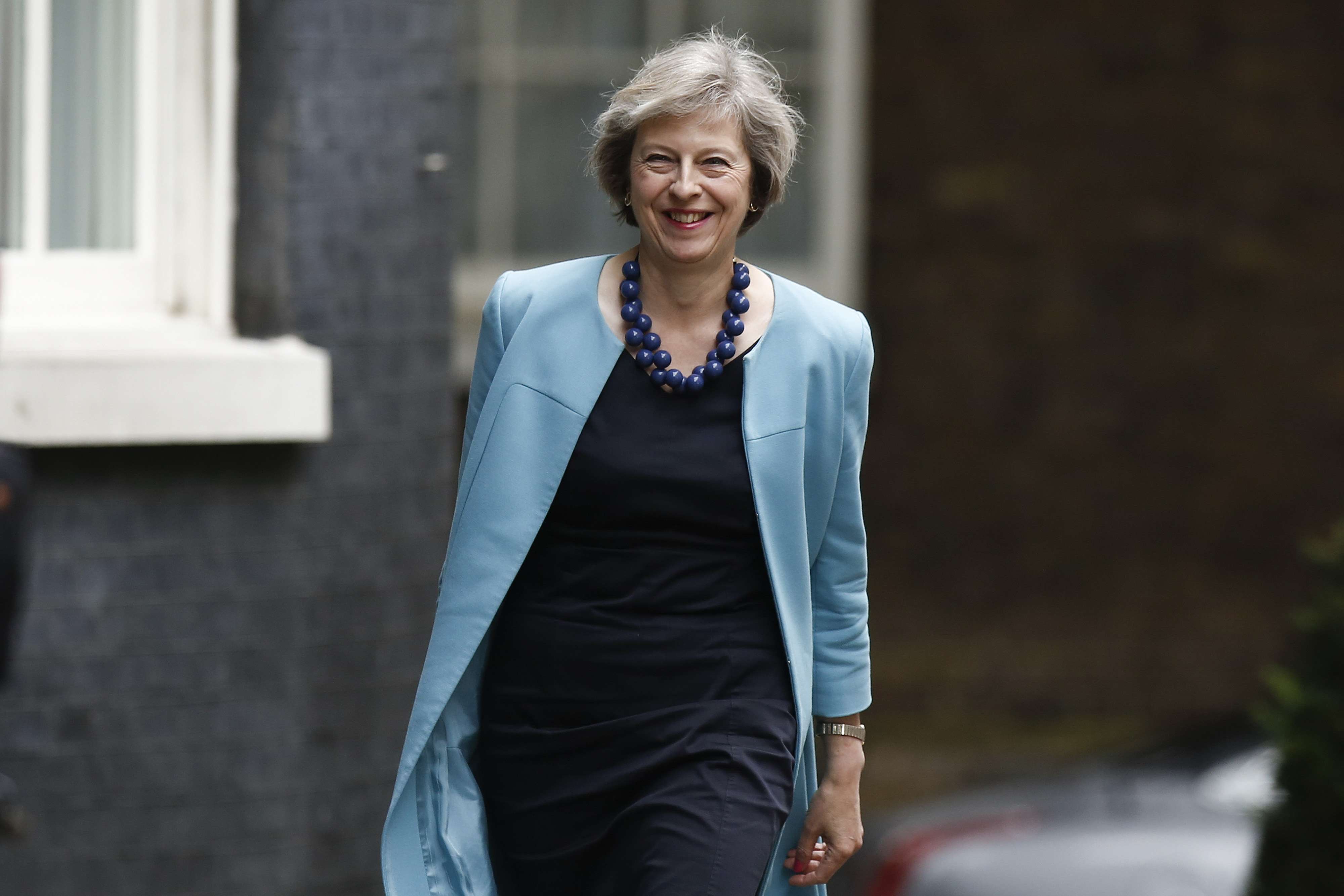 Theresa May has pledged to make Britain work “not just for a privileged few, but for every one of us”. Photo: Bloomberg