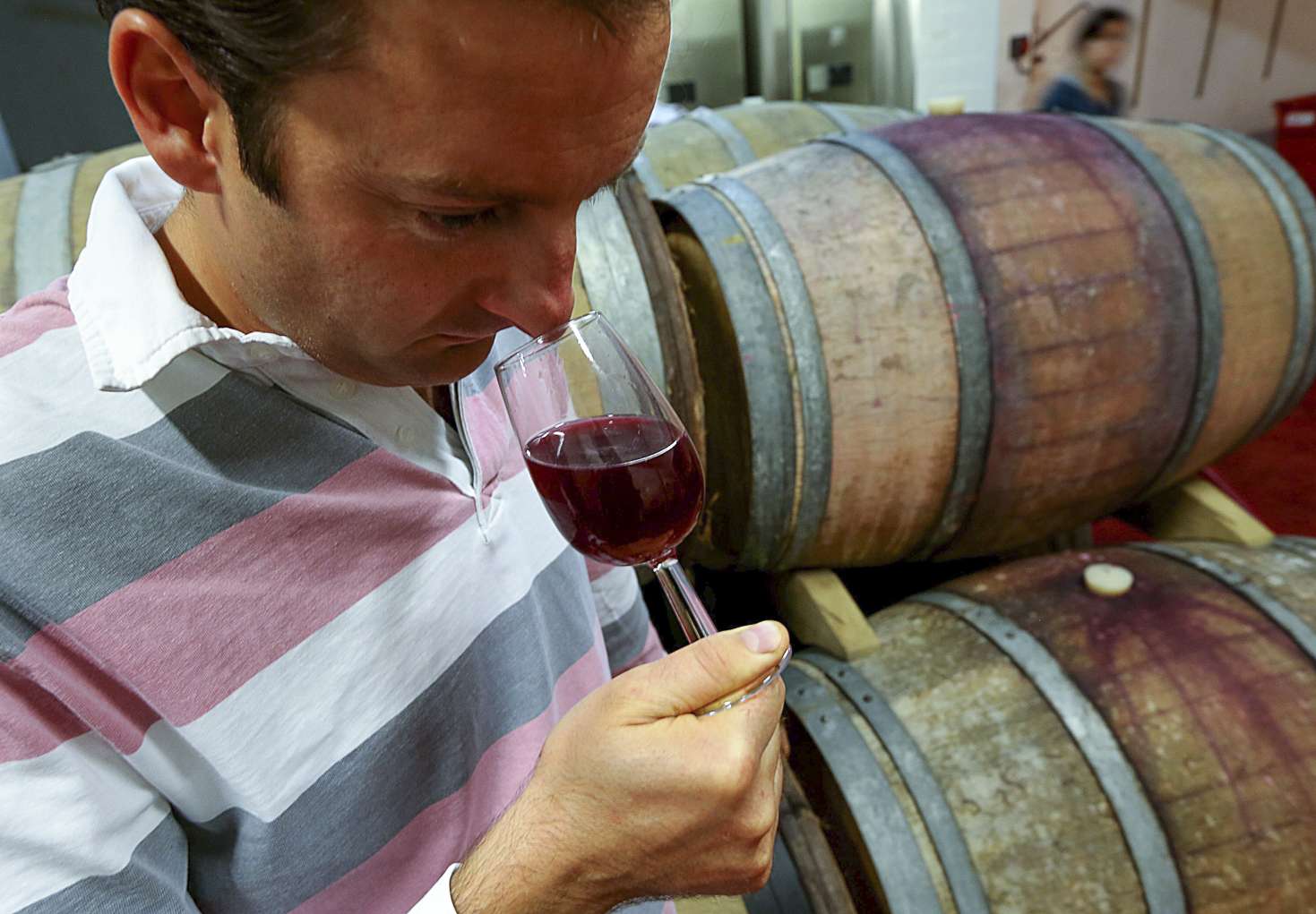 Like perfume, wine has an olfactory hook. Photo: AFP