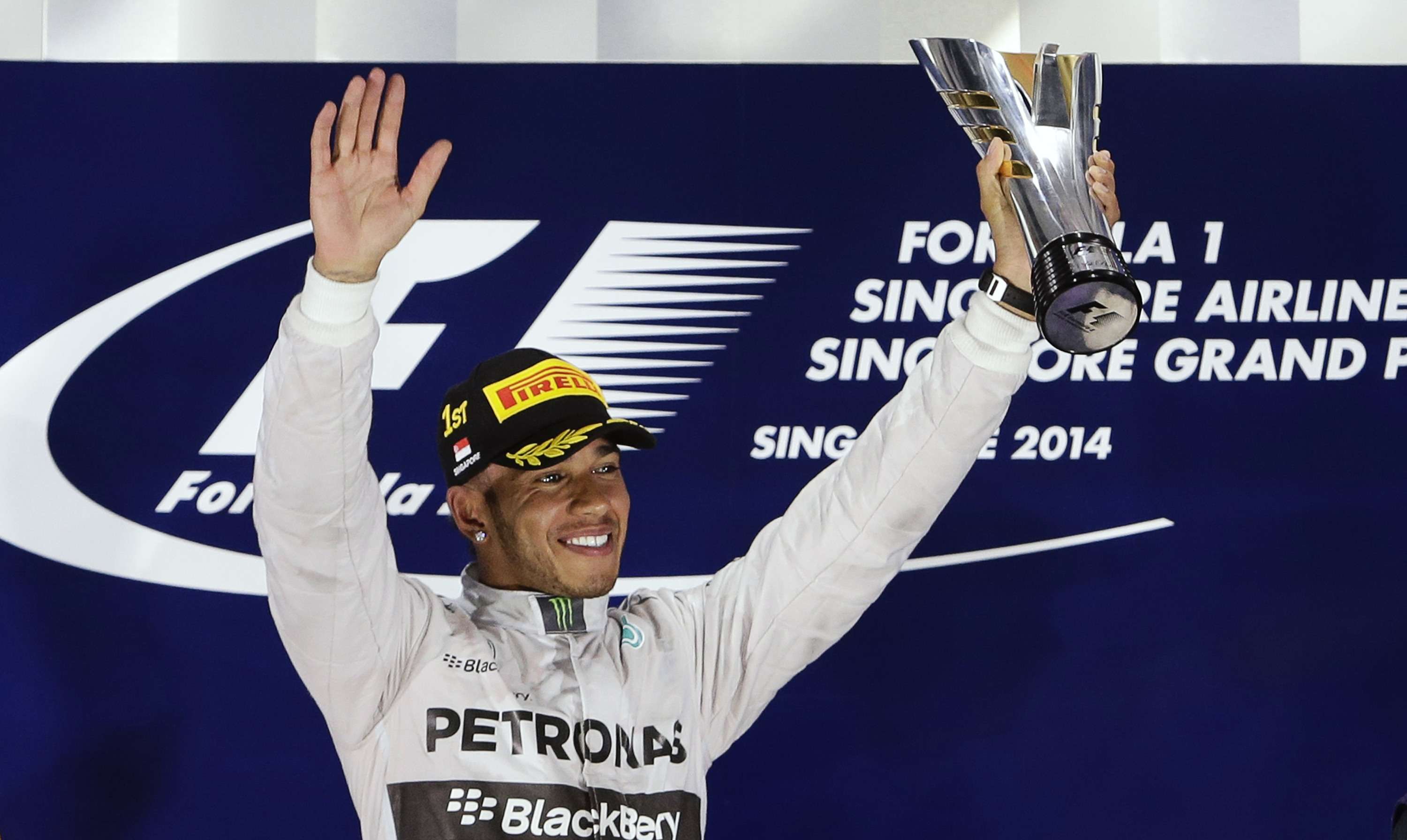 Lewis Hamilton says the Singapore Grand Prix is challenging. Photo: Reuters