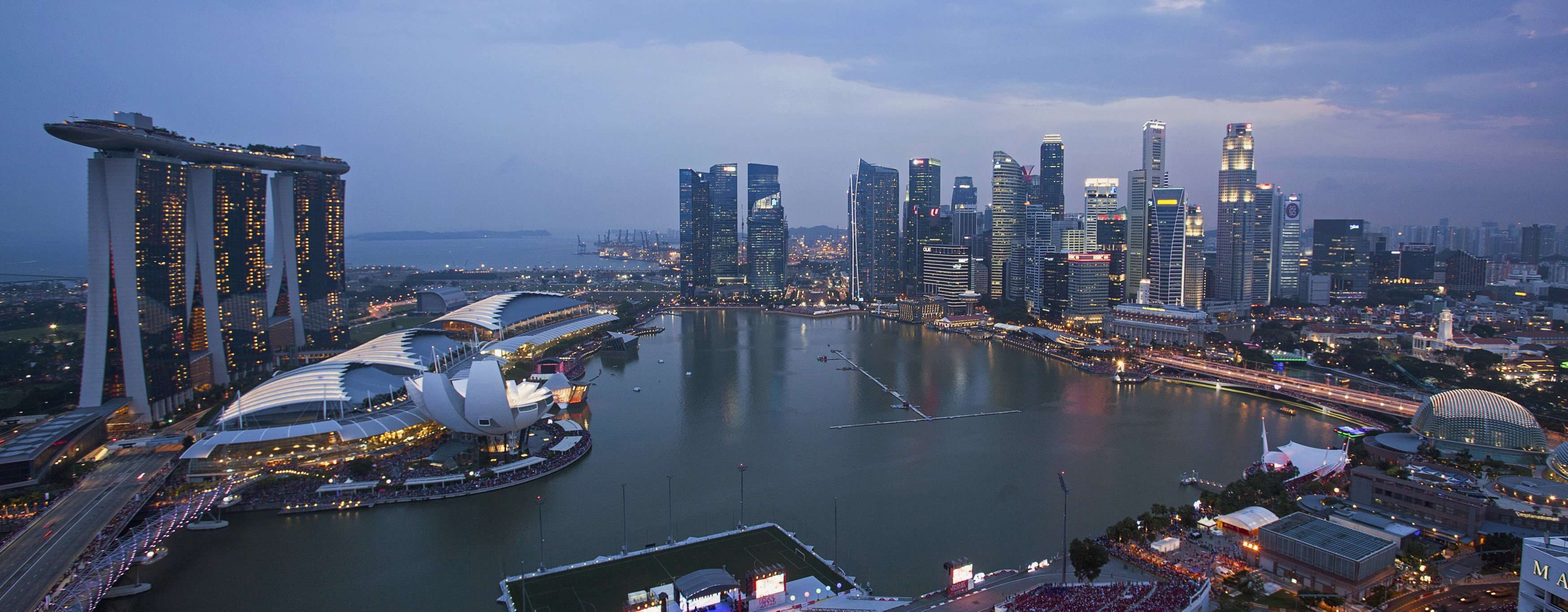 The Singapore skyline has had a major makeover with further development of the financial district and Marina Bay. Photo: Reuters