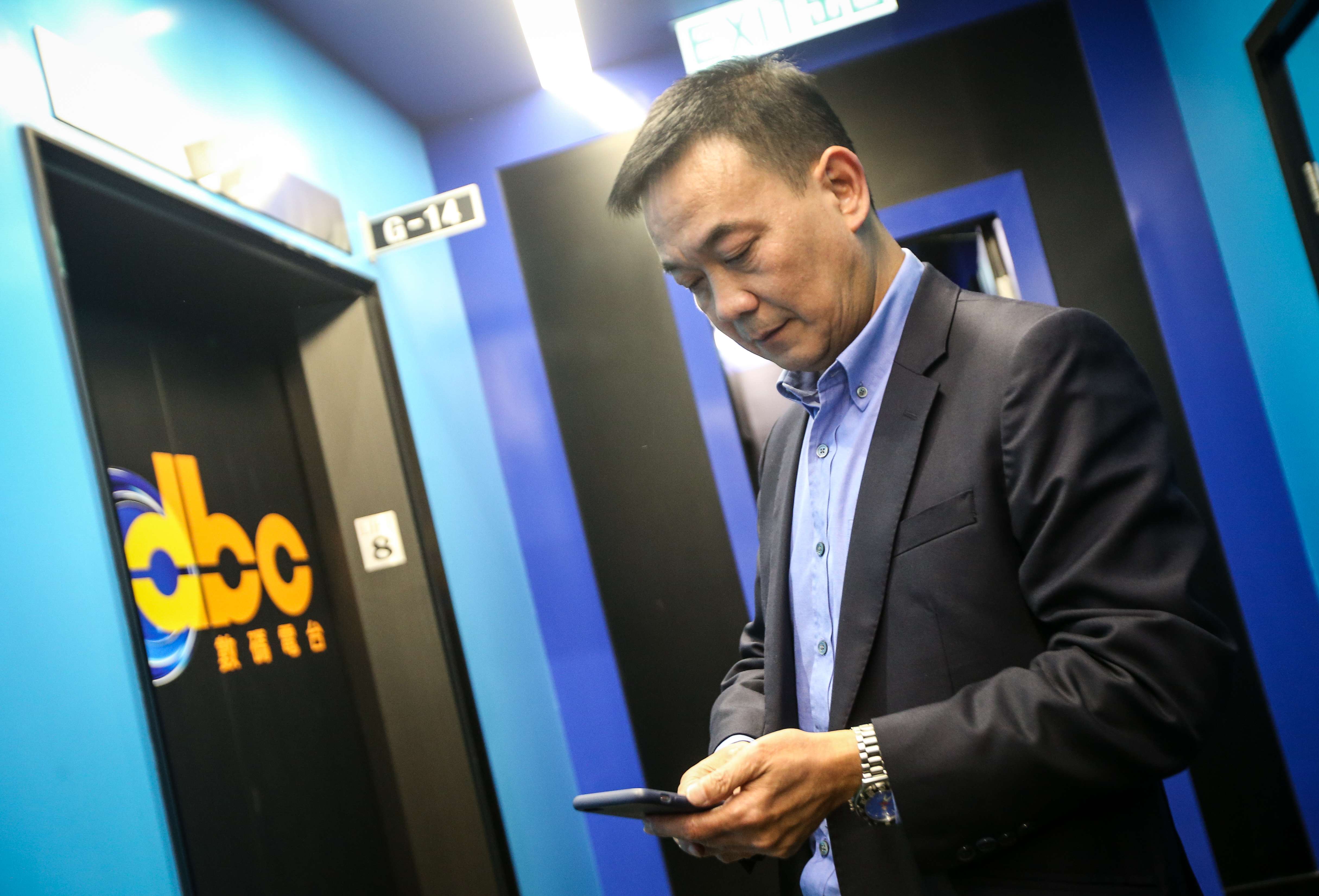 Loh Chan, chief executive officer of Digital Broadcasting Corporation Hong Kong Limited (DBC). Photo: David Wong