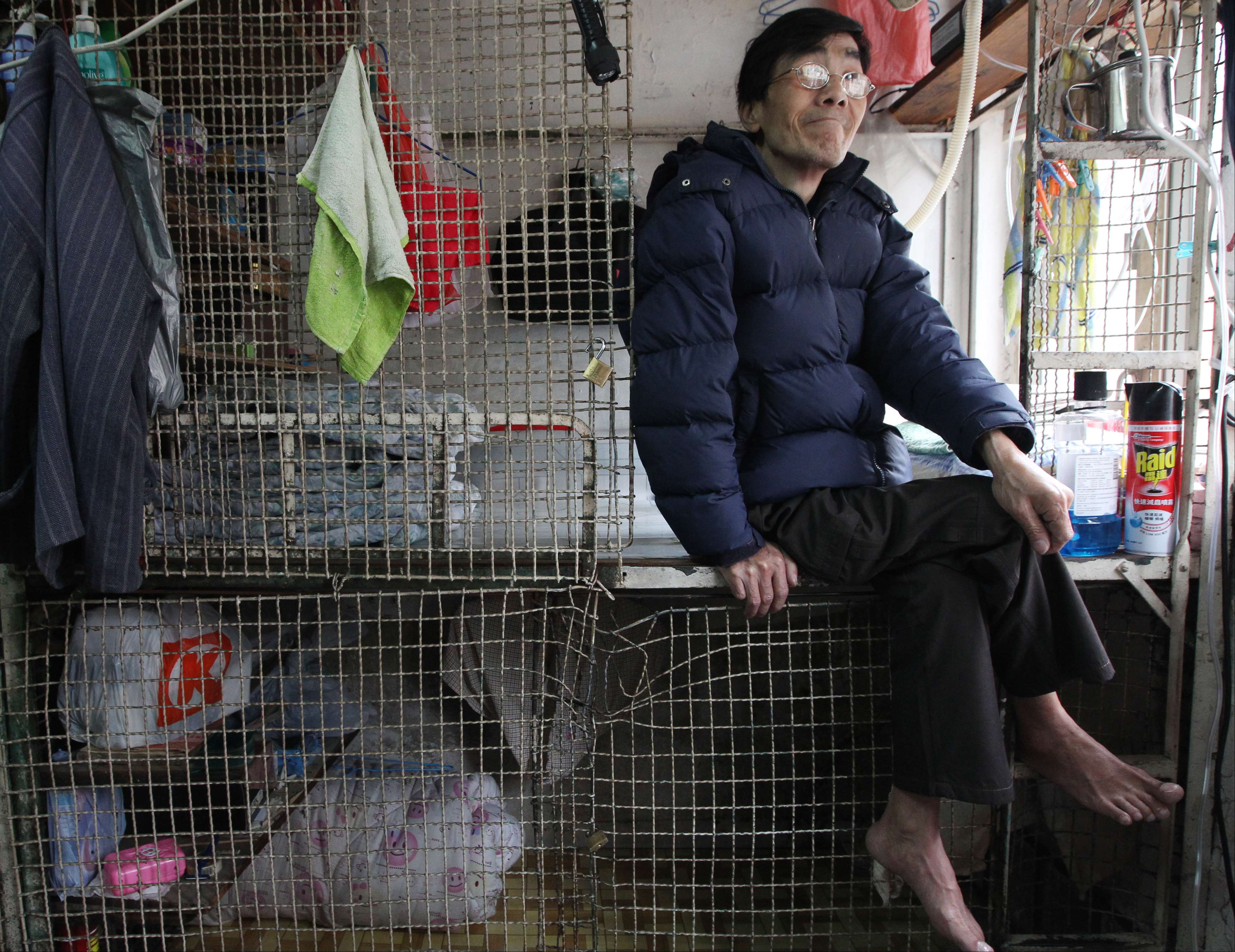 Hong Kong’s cage homes are a fact of life in what is ostensibly a wealthy society. Photo: Nora Tam