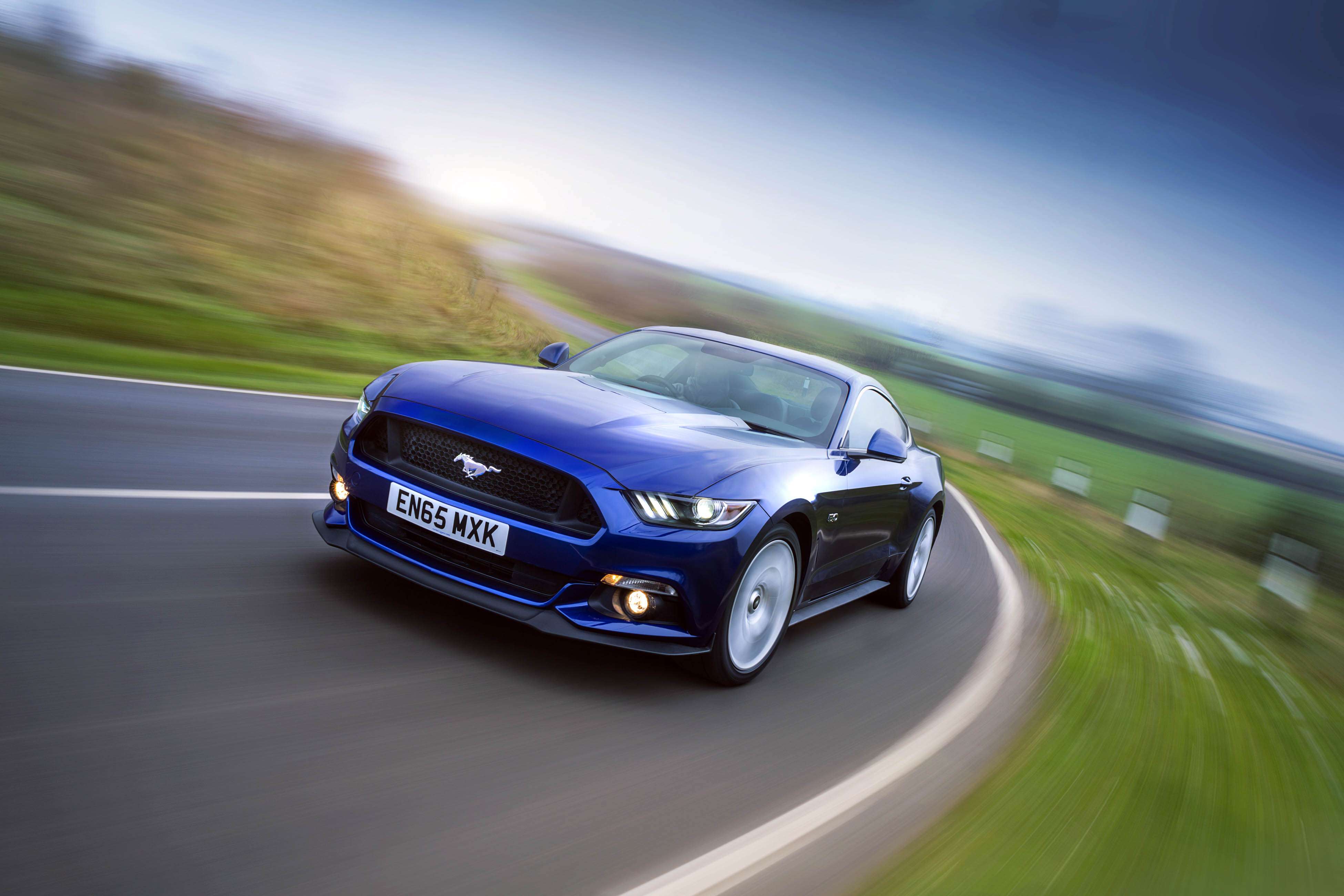 The Ford Mustang: “435 horses concealed somewhere in its power plant, beasts that didn’t so much neigh and whinny as spit fire and roar.” Photo: Newspress