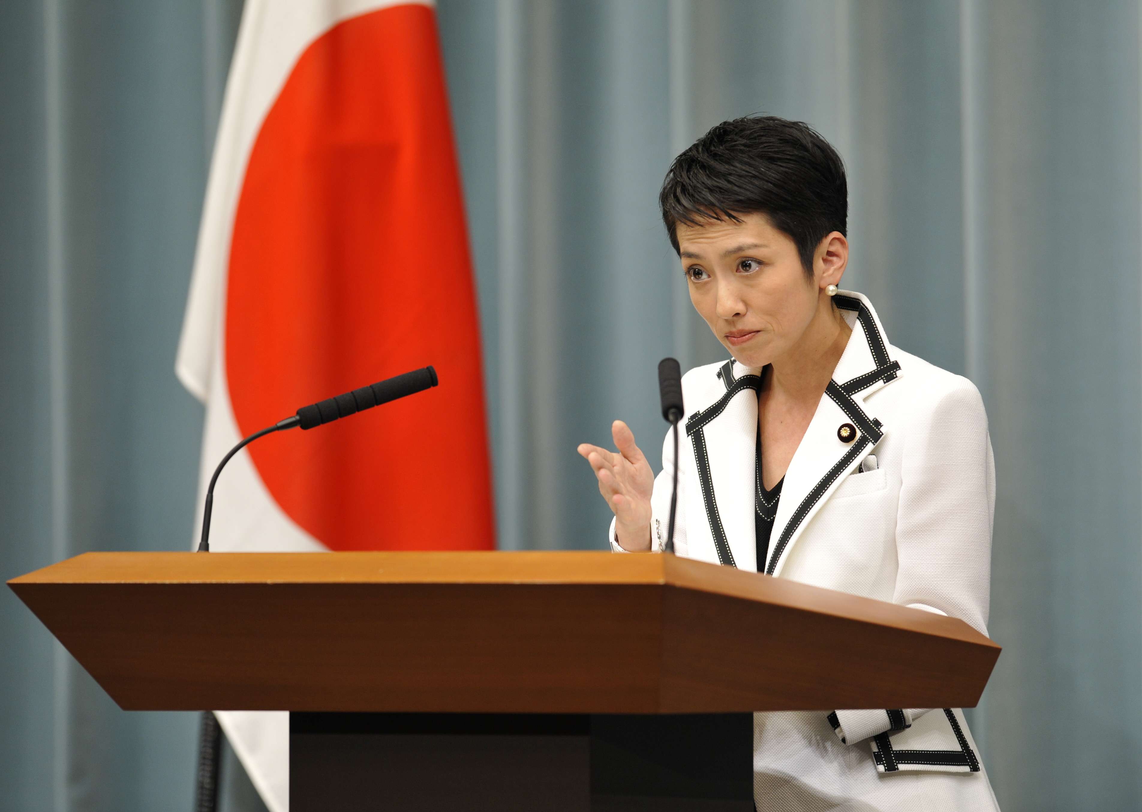 Japanese politician Renho. Photo: AFP