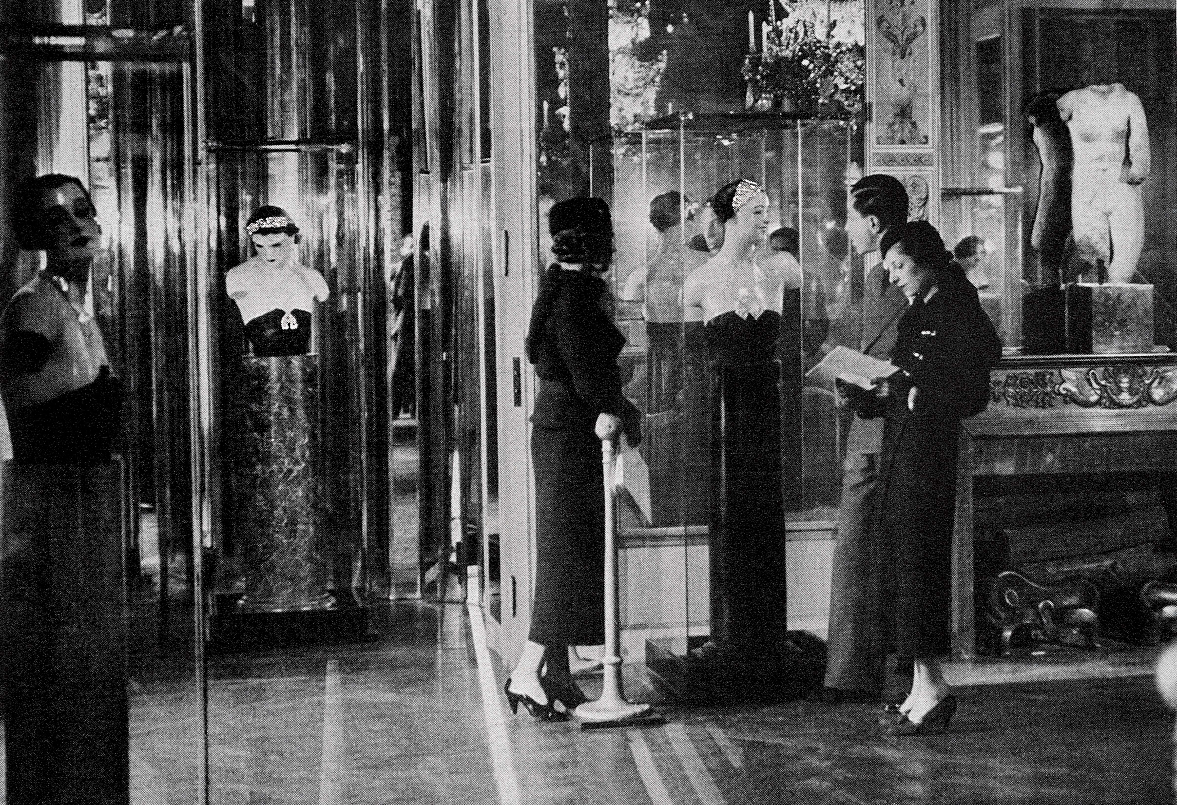 Coco Chanel's Bijoux de Diamants collection in Paris in November 1932.
