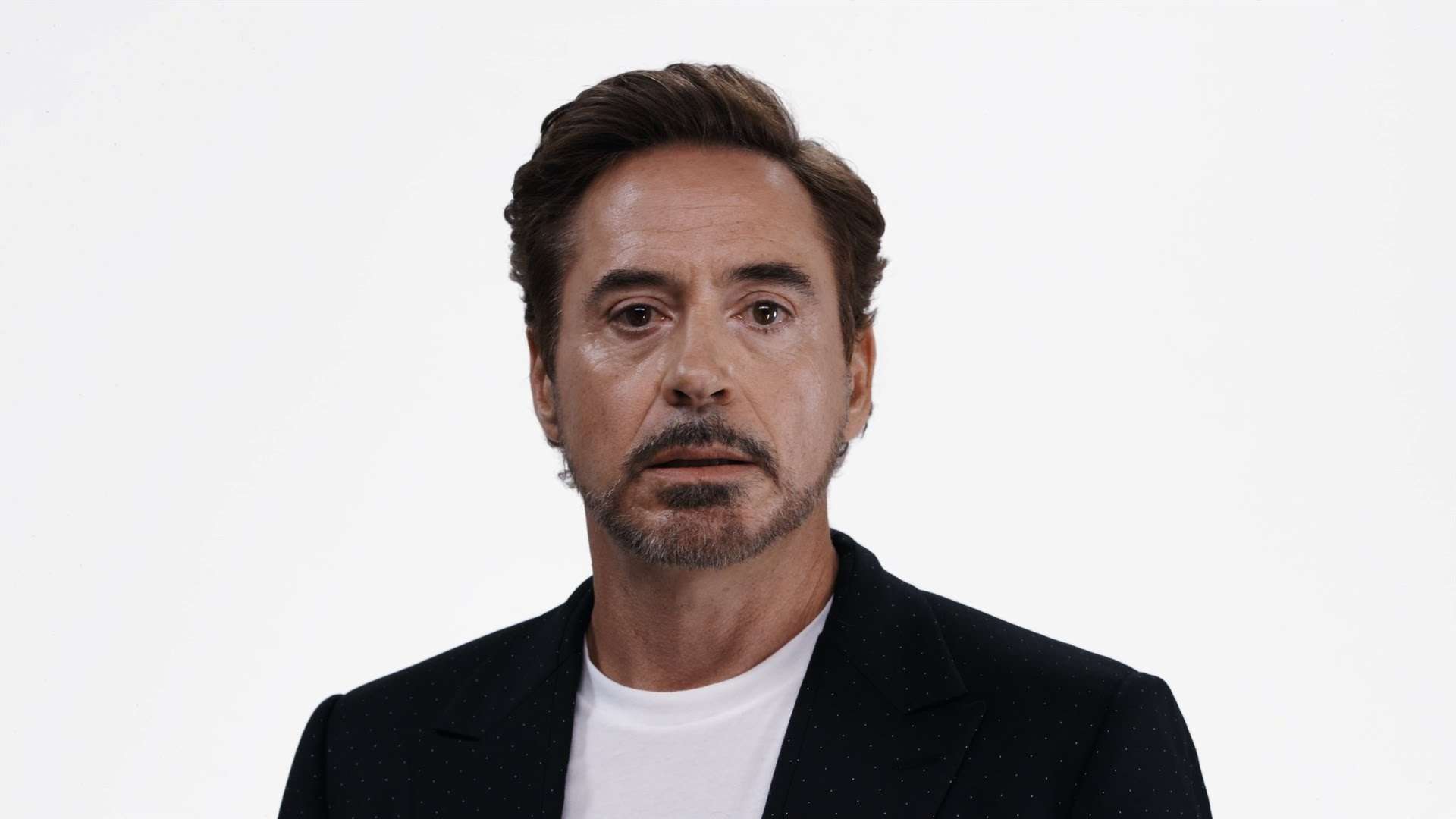 Robert Downey Jr in a scene from the Save The Day video, urges US voters to register. Photo: Save The Day