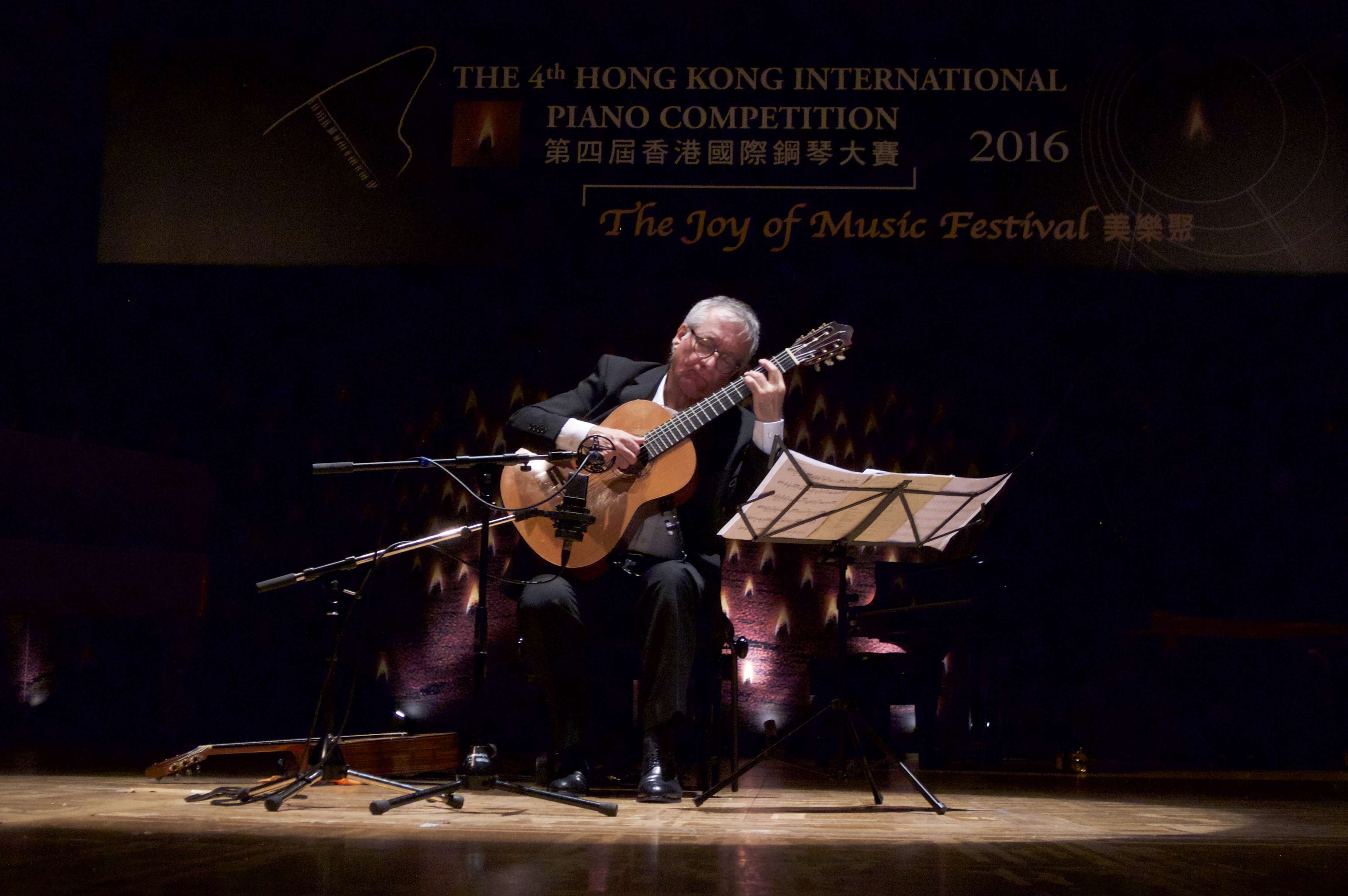 Classical guitarist Alvaro Pierri performs at the Joy of Guitar Festival, part of the Joy of Music Festival. Photo: Chopin Society of Hong Kong