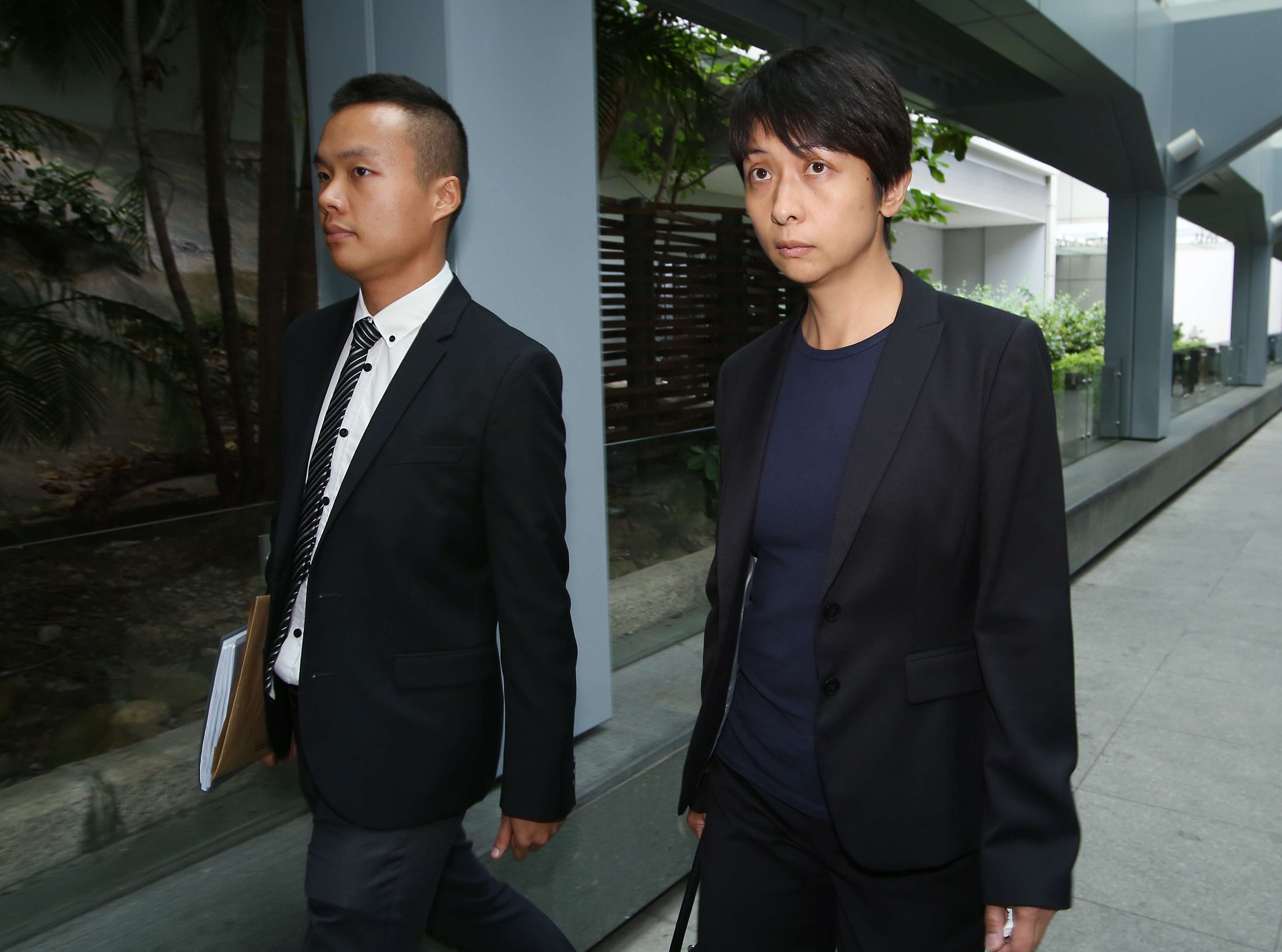 Psychiatrists Dr Oliver Chan (left) and Dr Kavin Chow, who said Jutting had exhibited traits of psychopathy, such as superficial charm and limited remorse or guilt for his behaviour. Photo: Edmond So