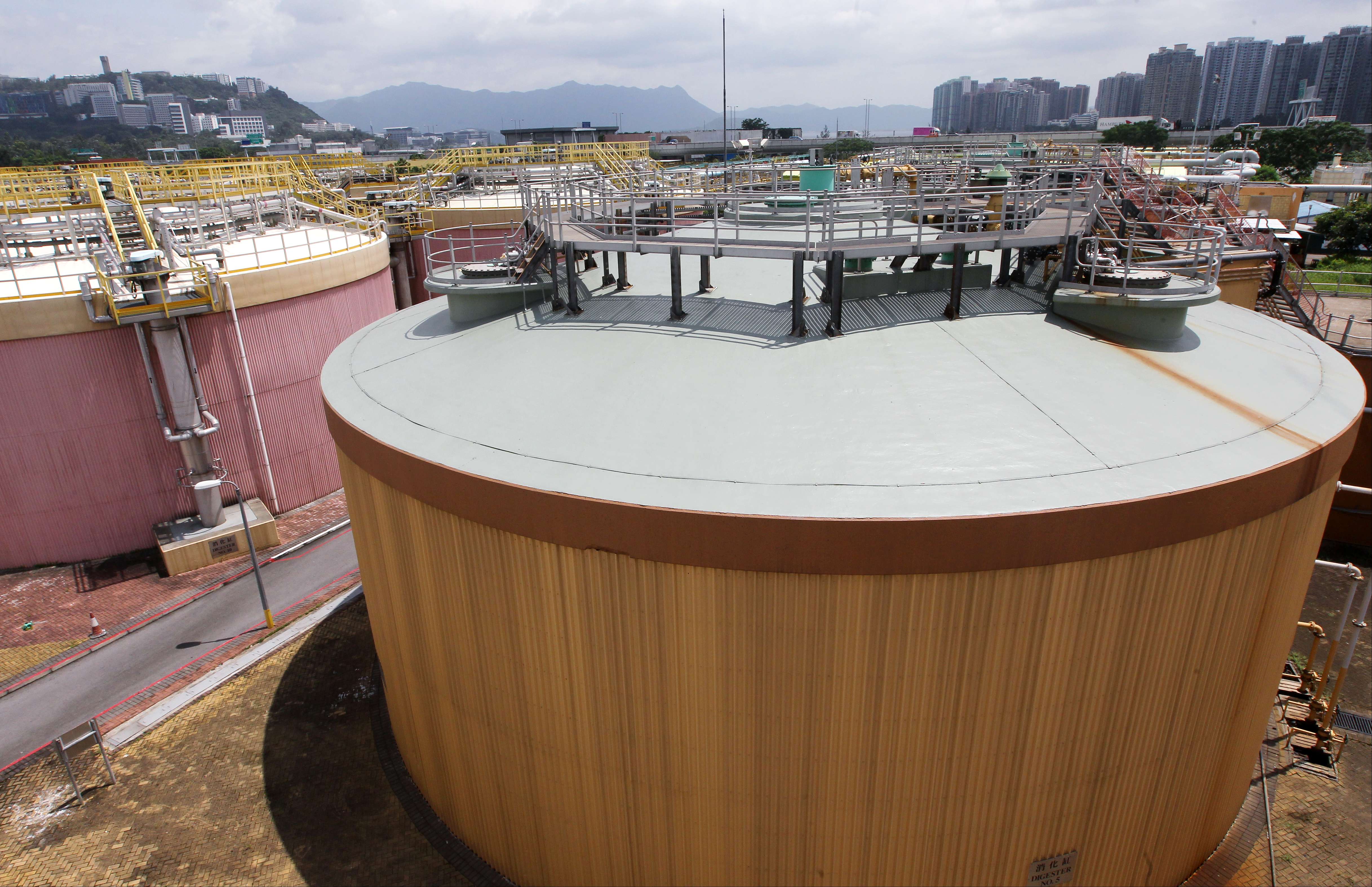 A sewage treatmeant works in Sha Tin. Picture: SCMP