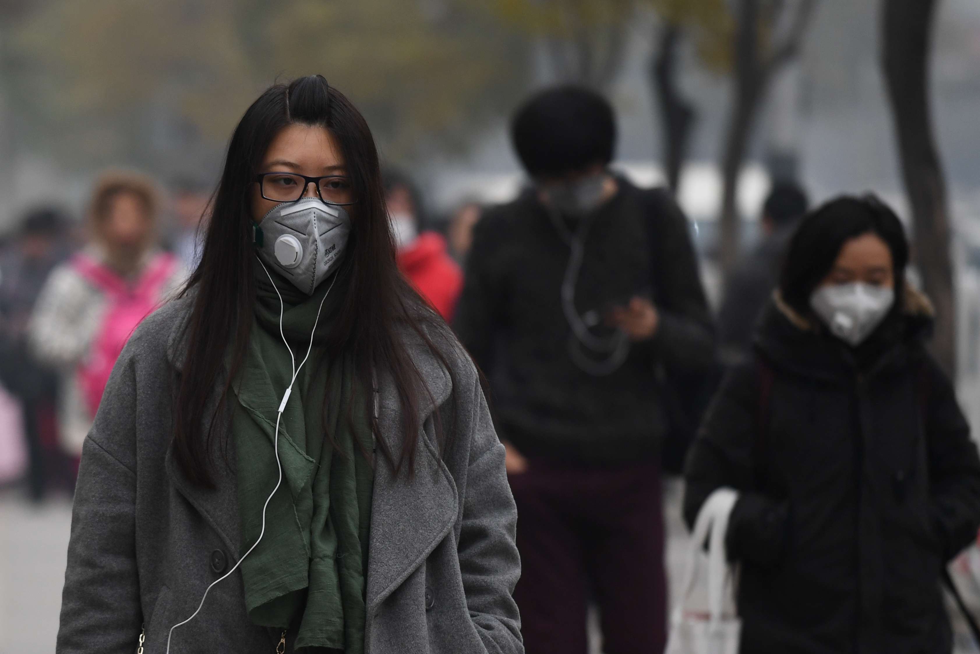People wear masks as Beijing goes on high alert for pollution. Despite its reputation, the city is far from the world’s – or even China’s – most polluted city. Photo: AFP