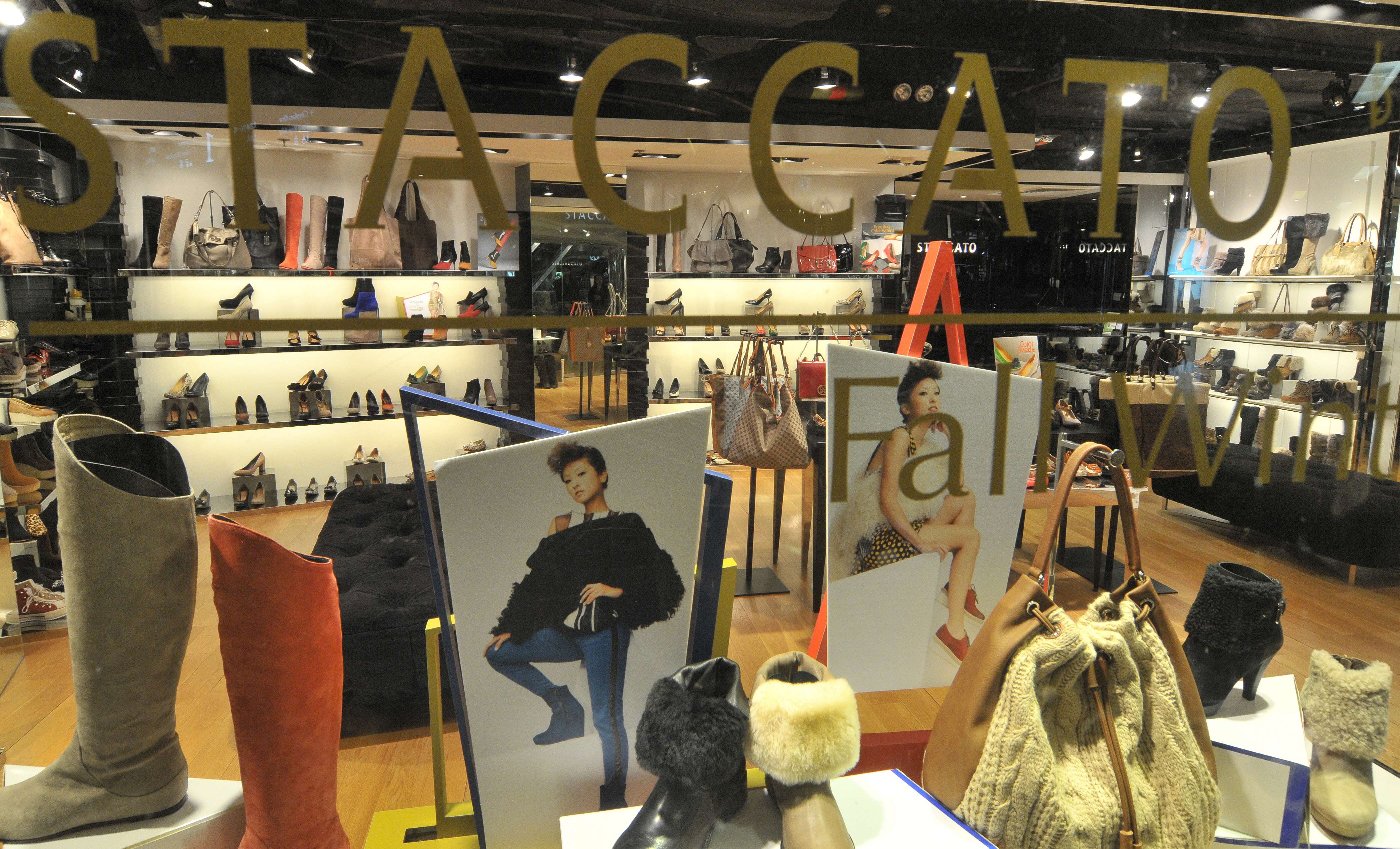 The interior of the Staccato store at the Cityplaza mall in Taikoo Shing. Staccato is among several high-profile footwear brands owned by Hong Kong-based Belle International which, along with Shenzhou International, scored the lowest in a recent ranking on steps taken to eradicate forced labour from supply chains. Photo: Thomas Yau