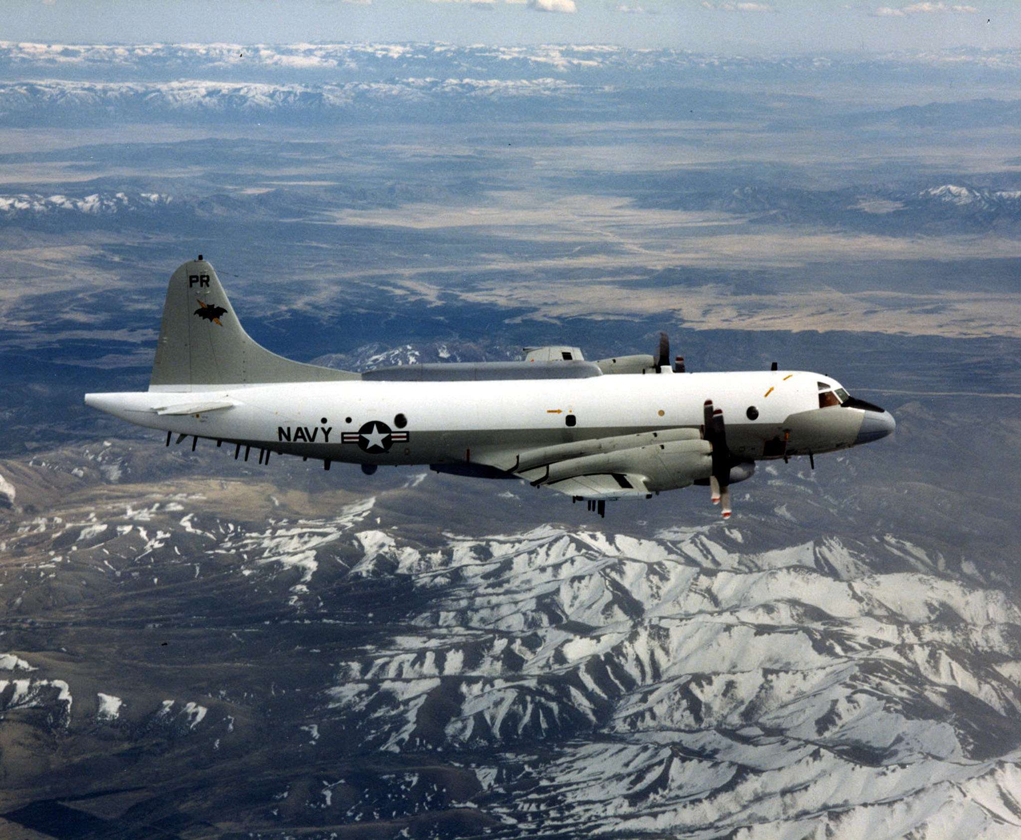 A US Navy EP-3E Aries II reconnaissance plane identical to one that made an emergency landing on Hainan on April 1, 2001. Photo: Reuters