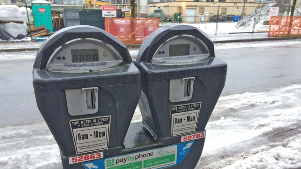 Vancouver drivers can use PayByPhone's smartphone app to pay for parking in the city. The local tech company has been acquired by German auto giant Volkswagen. Photo: Tyler Orton