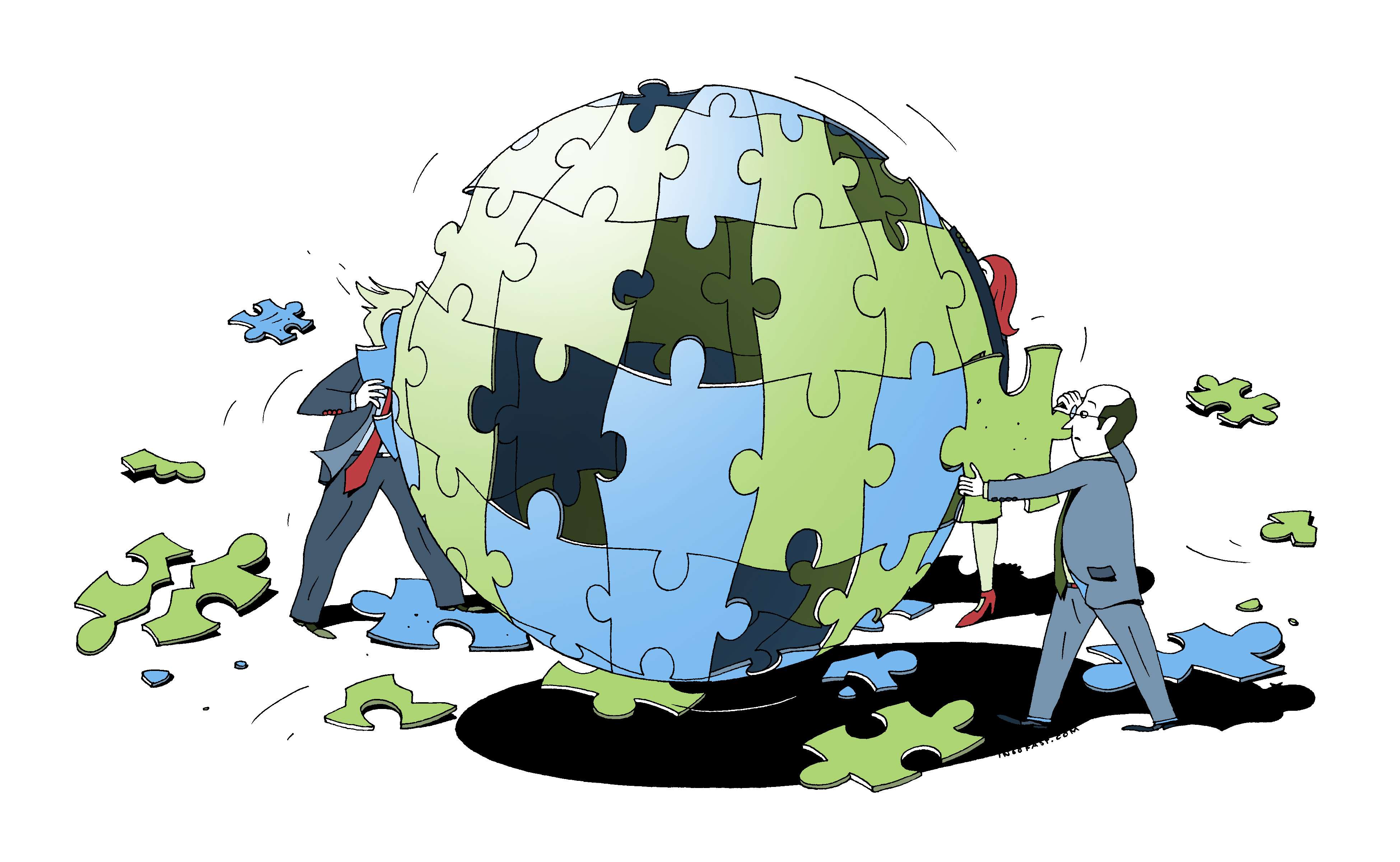 The policies we have used to manage globalisation have sown the seeds of disaffection. Illustration: Ingo Fast