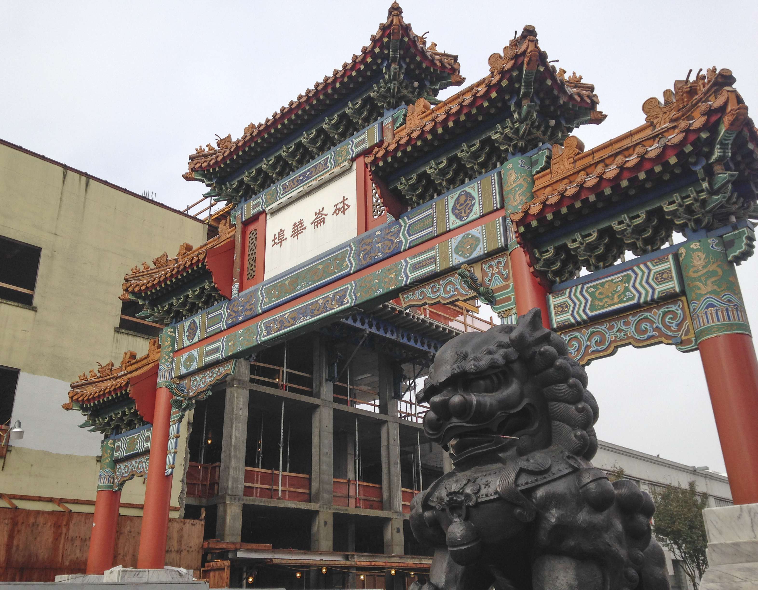 The Chinese Gate in Portland’s Chinatown. Photos: Amy Wu