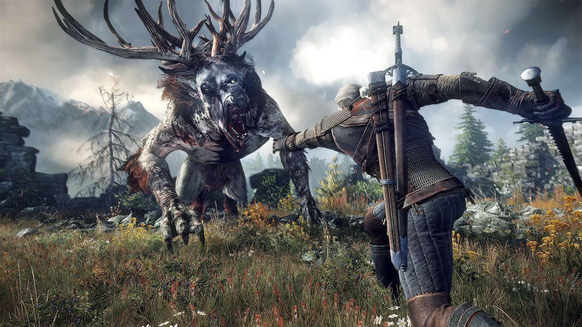 A screen grab from The Witcher 3: Wild Hunt.