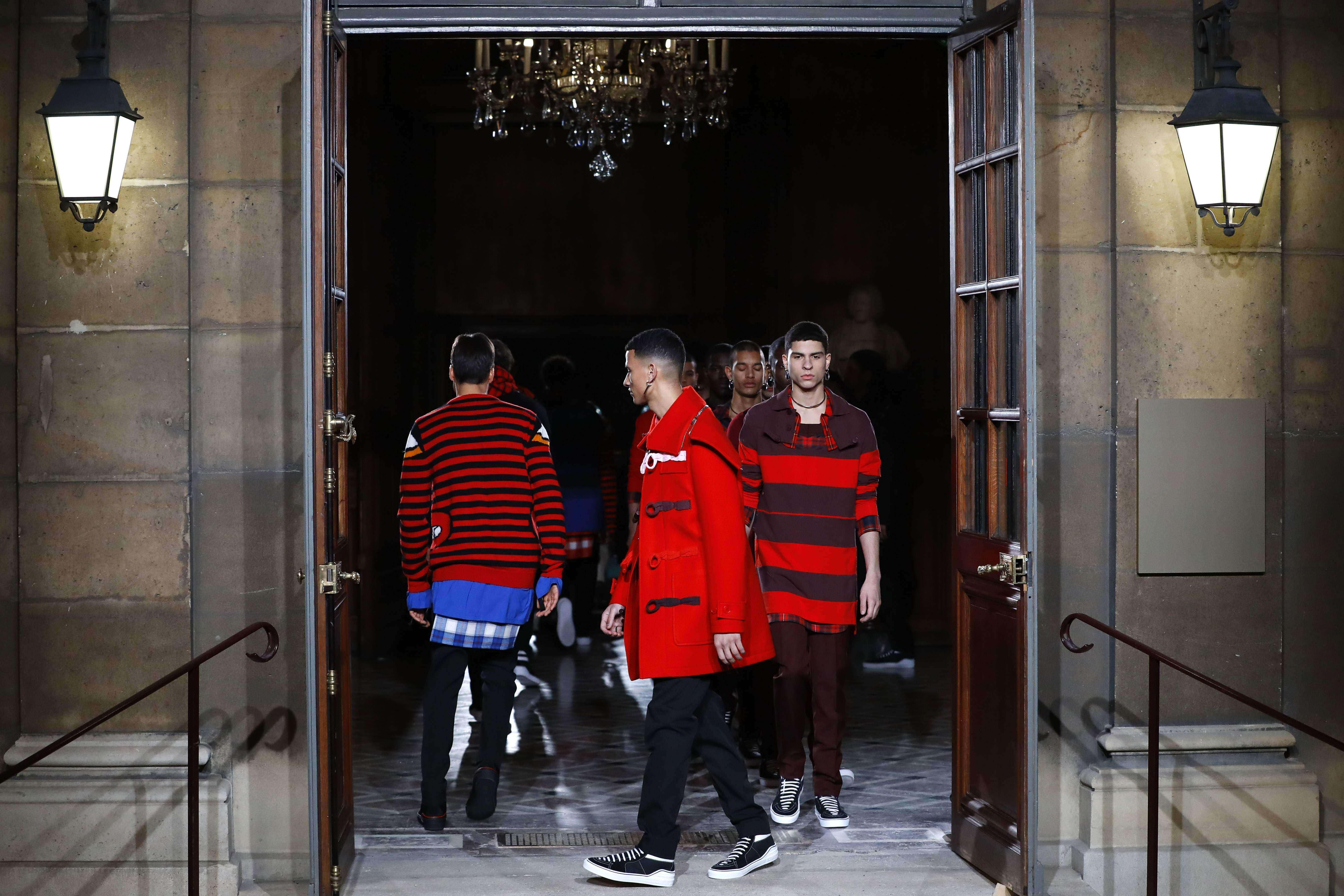 Balenciaga’s Demna Gvasalia couldn’t resist a statement as Donald Trump is sworn in as US president  and others such as Lanvin, Lemaire, Kenzo and Junya Watanabe reflected on the rat race and environmental issues