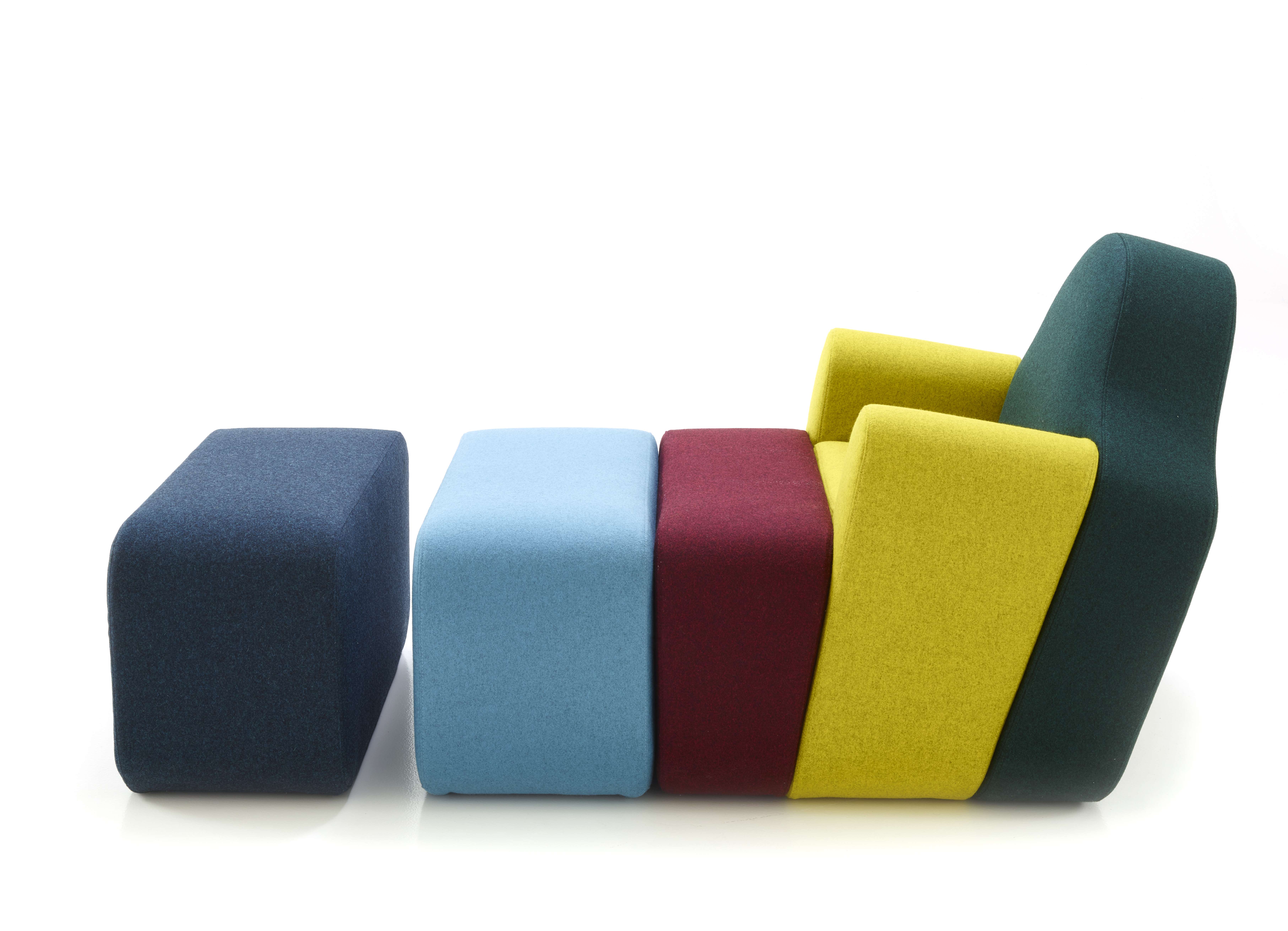The Slice couch Pierre Charpin designed for the Cinna division of Ligne Roset