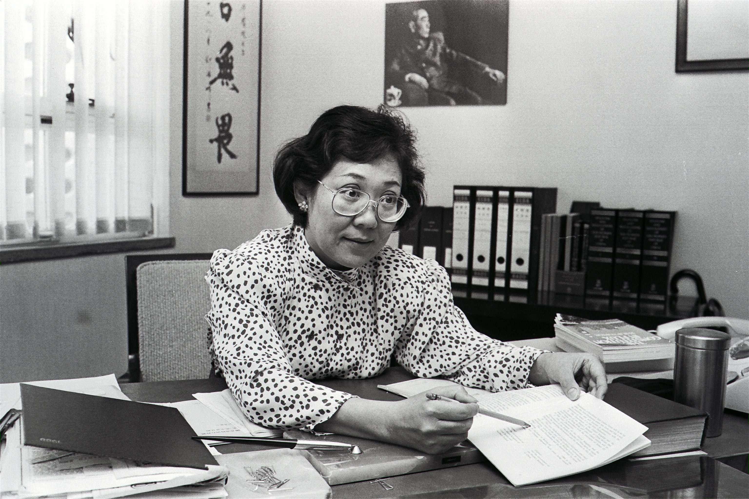 Dorothy Liu Yiu-chu, seen here in 1988, was a member of the Basic Law Drafting Committee. During the squabbles between Britain and China in the 1980s and early 1990s, she was solidly on China’s side. But, after the issue of sovereignty was settled, the debate shifted to the extent of the autonomy that the then British colony could enjoy after the handover. In that discussion, she was firmly on Hong Kong’s side. Photo: SCMP Pictures