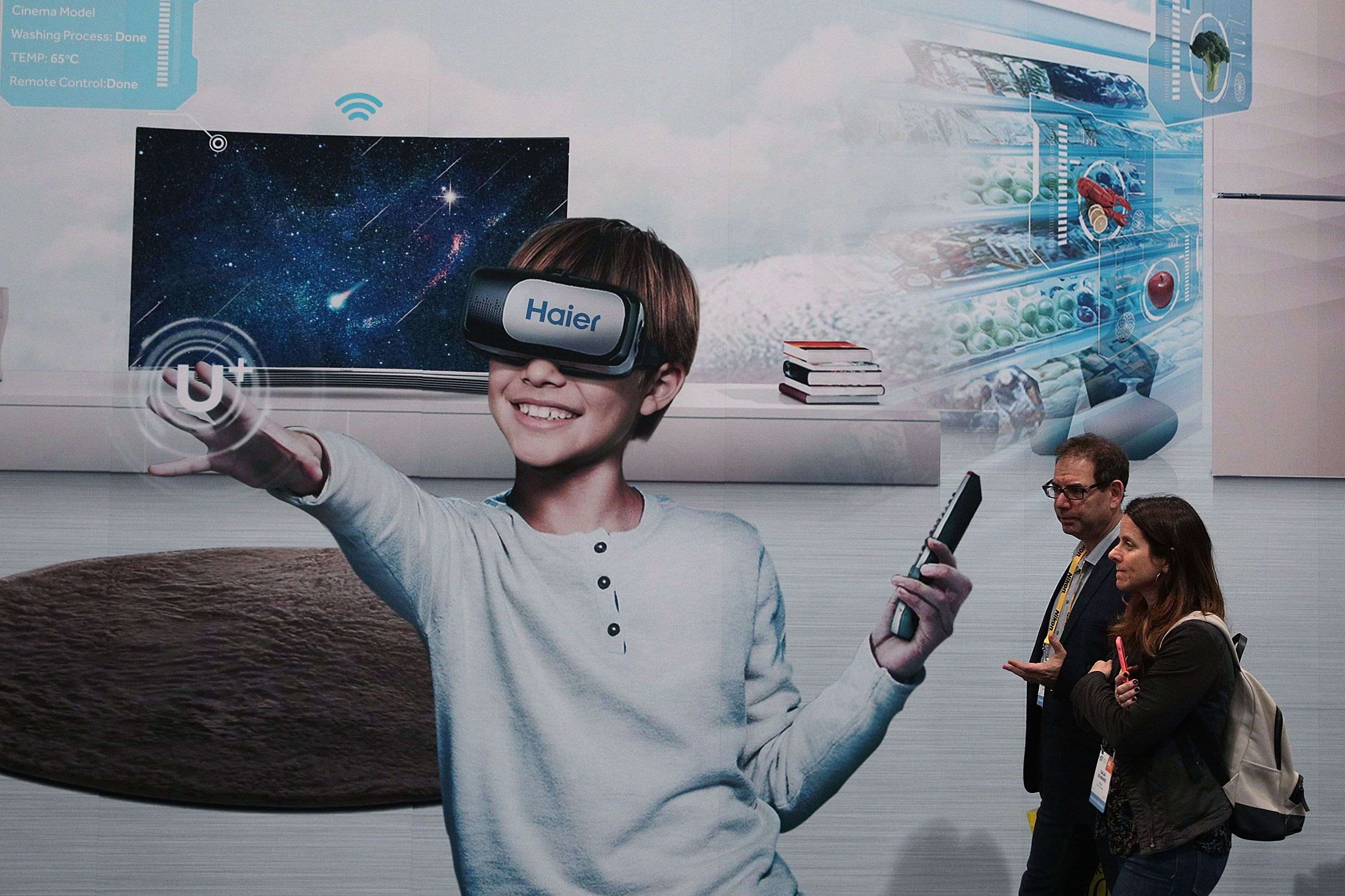 The survey found that 64 per cent are loyal to brands that engage them in multisensory experiences, using new technologies such as virtual reality or augmented reality. Photo: AFP
