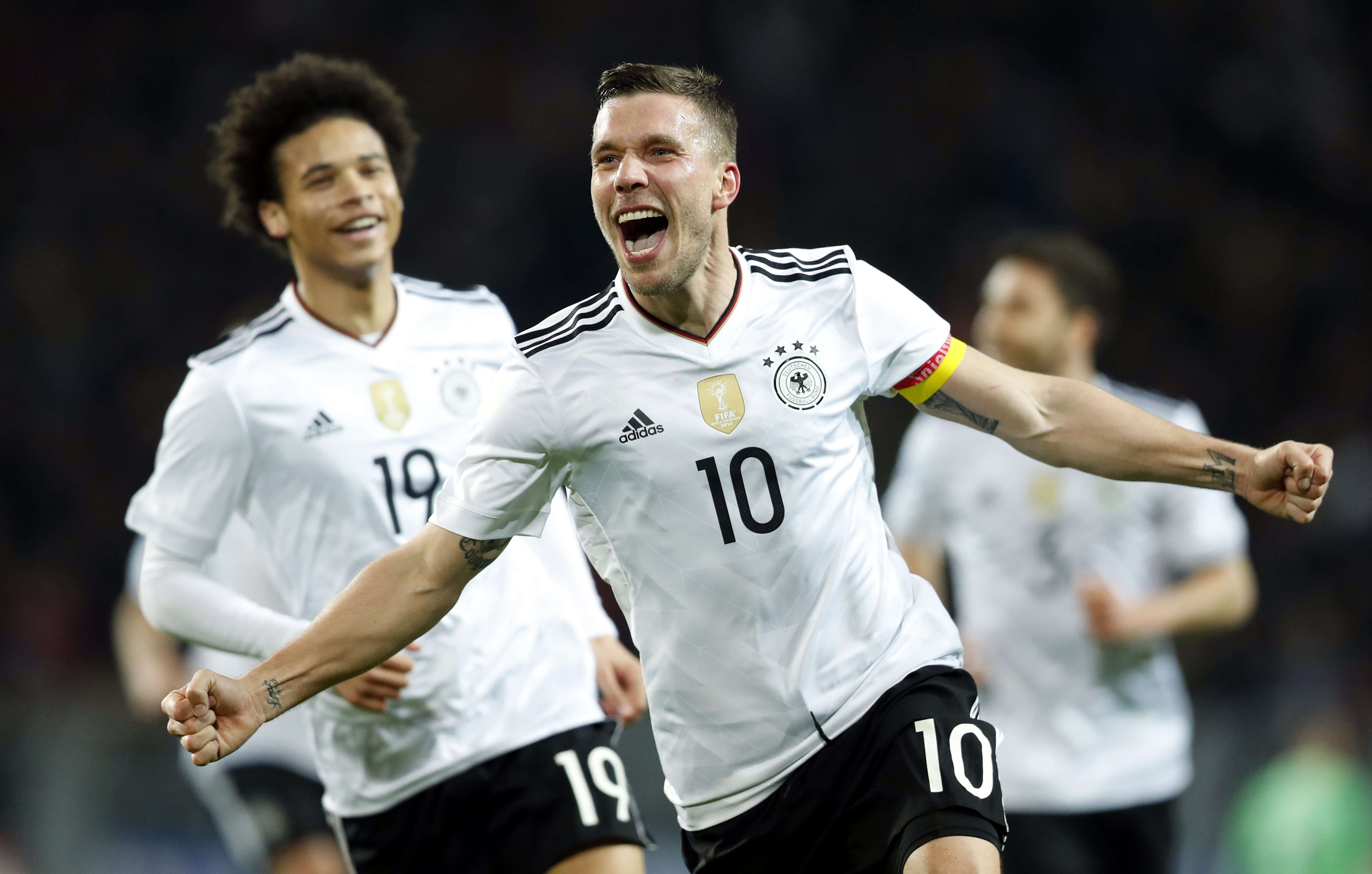 Evaluatie Facet invoegen Fairy-tale end for Lukas Podolski as Germany set record in win over old  enemy England | South China Morning Post