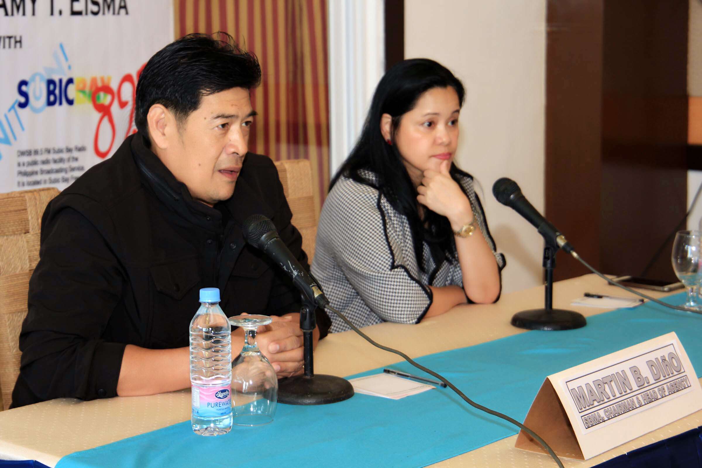 (From left): Martin Diño, chairman; and Wilma Eisma, administrator and CEO