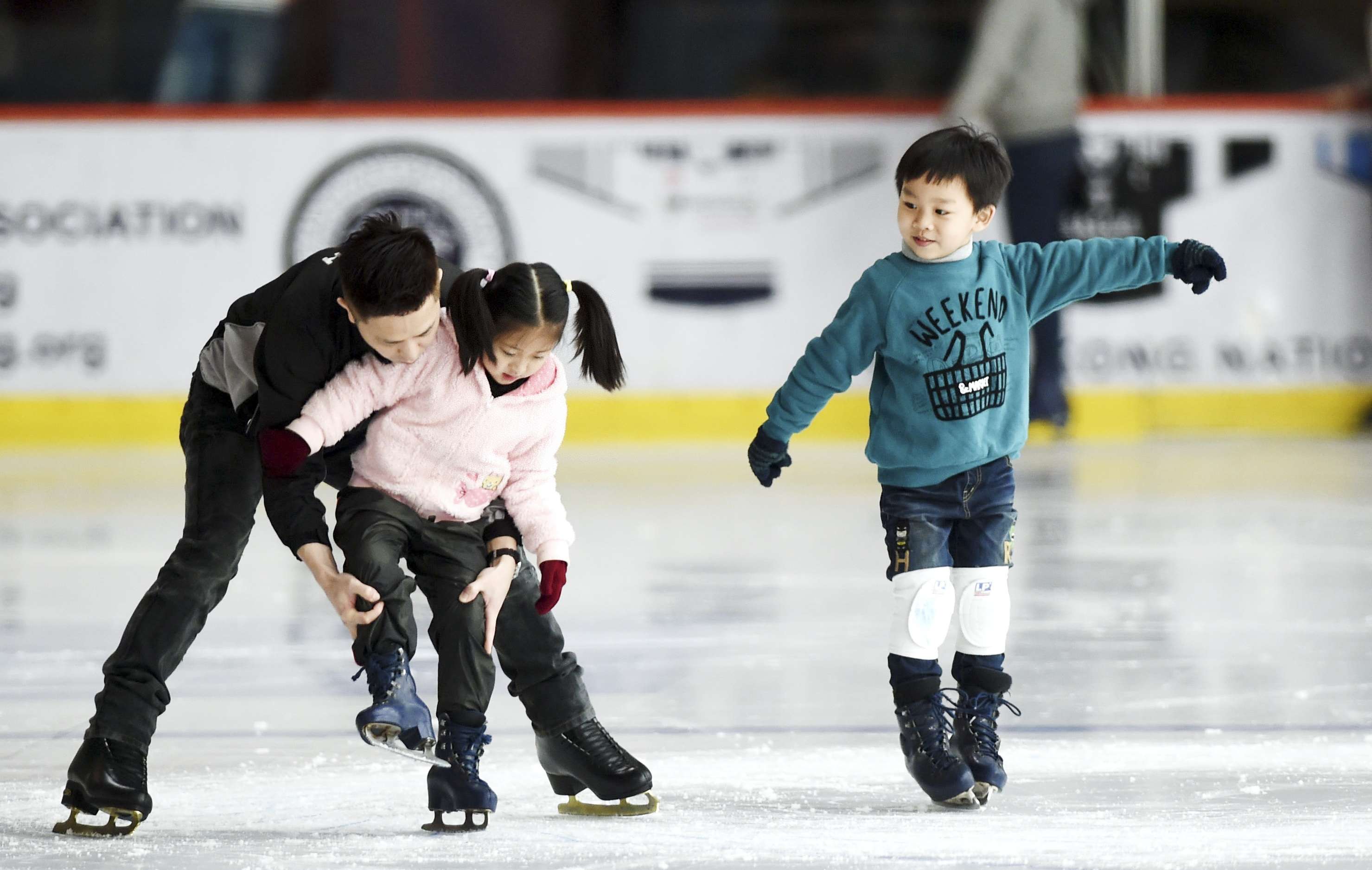Children learn to skate in Hong Kong. As we mark Children’s Day on April 4, we should reflect on whether we as a society are doing enough to ensure the well-being of our children. Photo: Xinhua