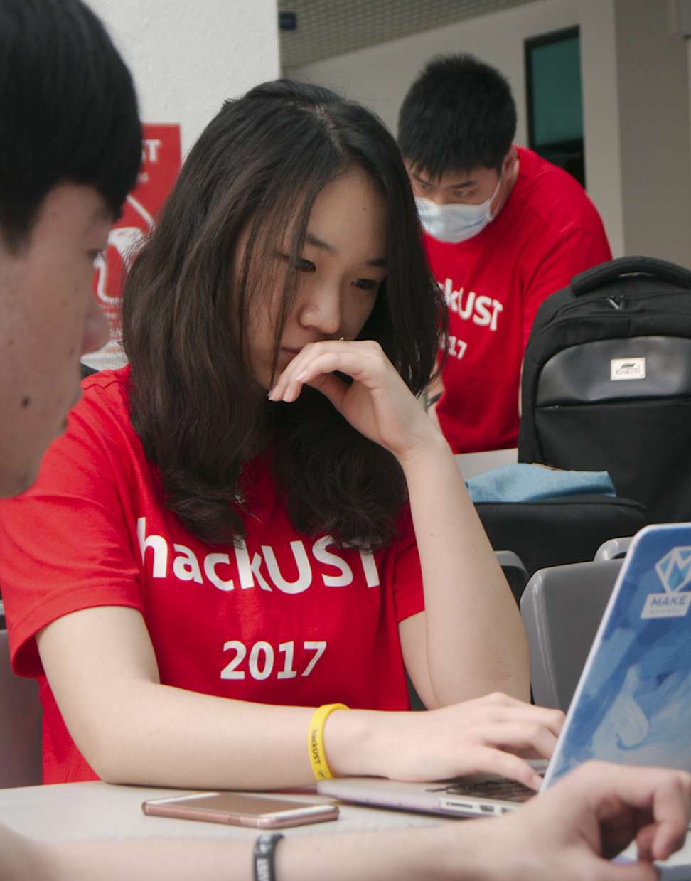 Hackathon competitors at hackUST. Photo: Stuart Heaver