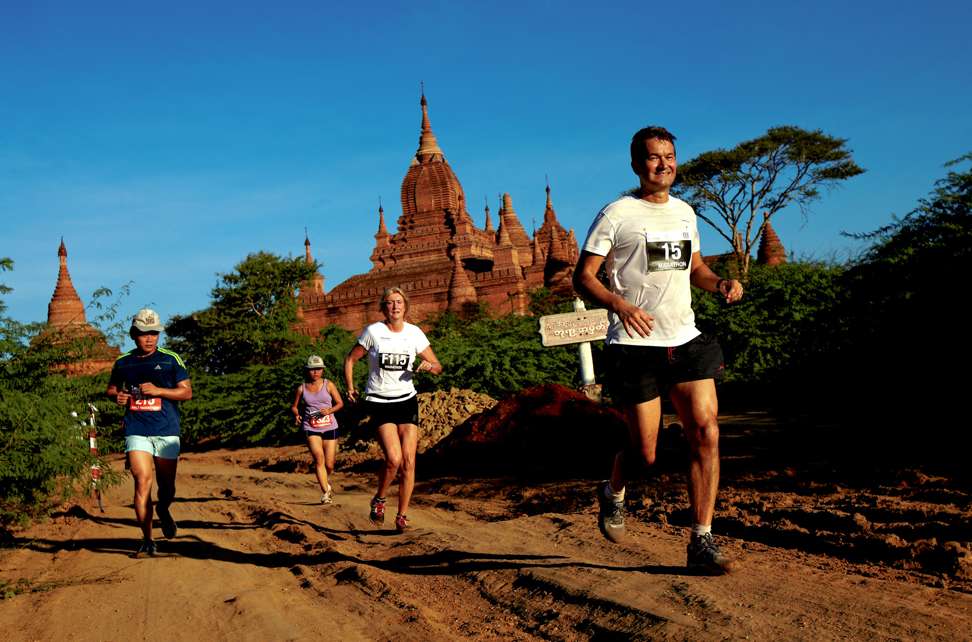 Bagan Temple Marathon, Myanmar, in 2014. Photo: Flight Centre