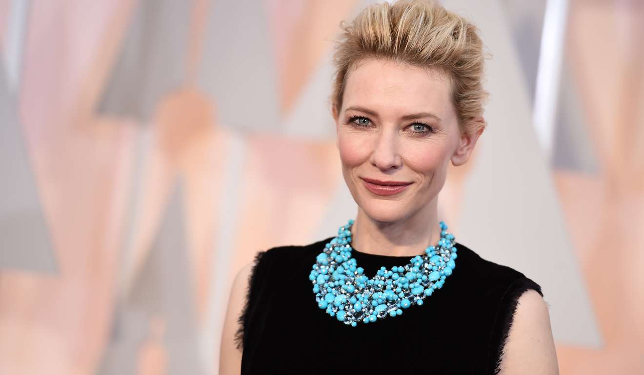 Cate Blanchett arrives at the Oscars in 2015. (Photo by Jordan Strauss/Invision/AP, File)