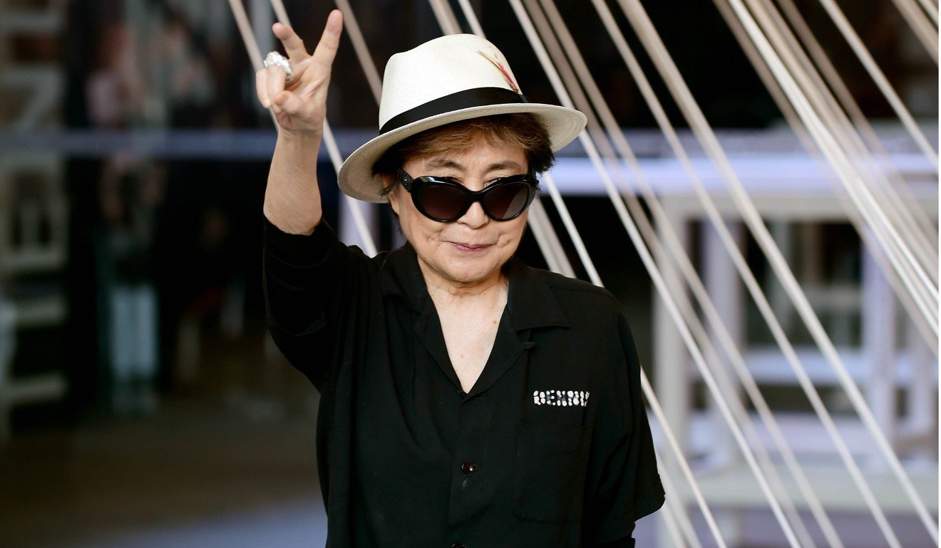 Japanese musician and artist Yoko Ono, widow of John Lennon. Photo: AFP