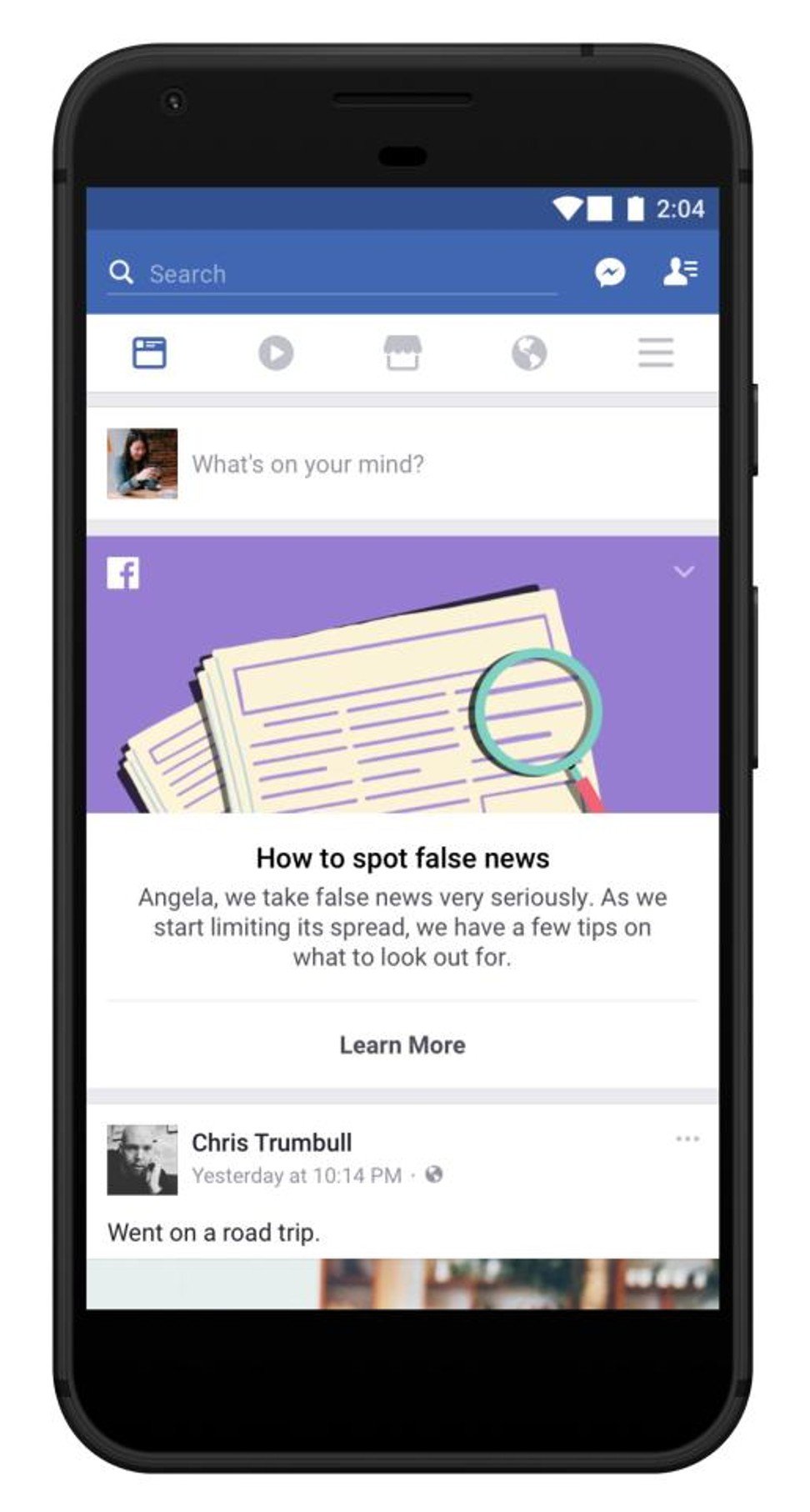 Facebook is fighting fake news, but unlike WhatsApp, the social media site requires users to set up accounts which makes tracking sources easier. Handout photo
